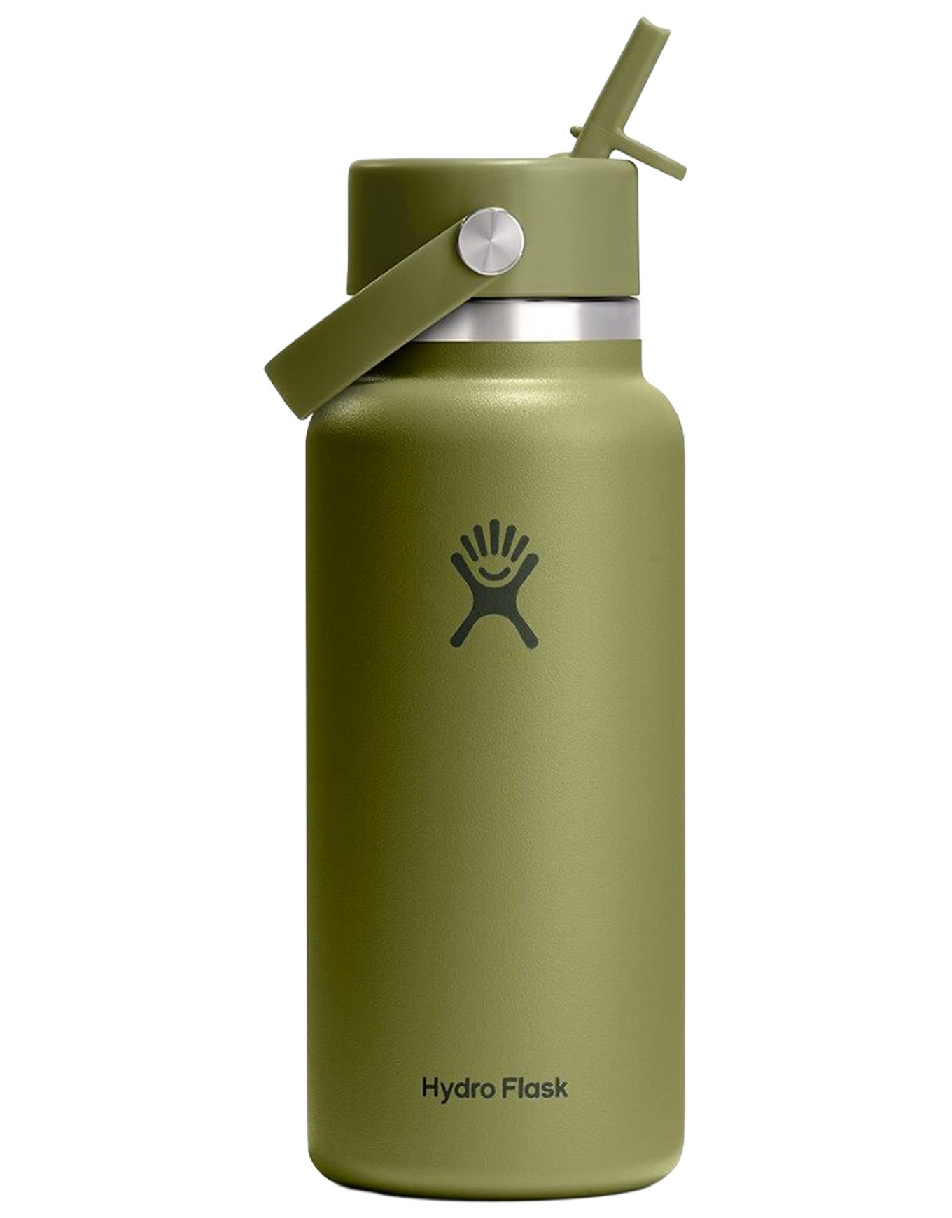 32 Oz Wide Flex Straw Cap Palmer Green + Hydro flask