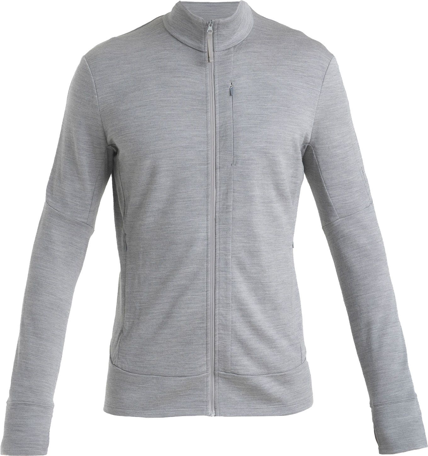M Merino 260 Quantum IV LS Zip Metro Heather + Icebreaker