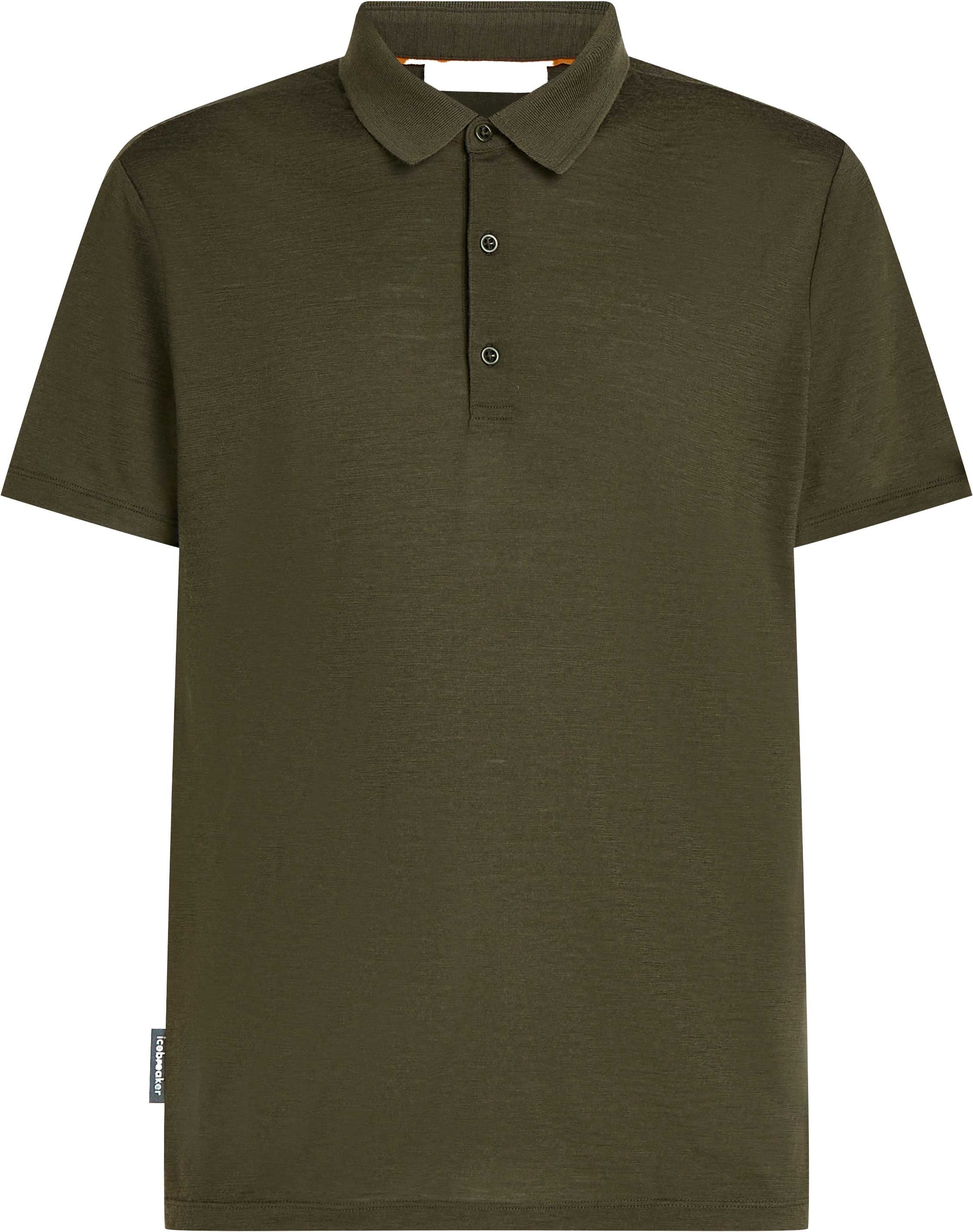 M Merino 150 Tech Lite SS Polo Dk Loden + Icebreaker