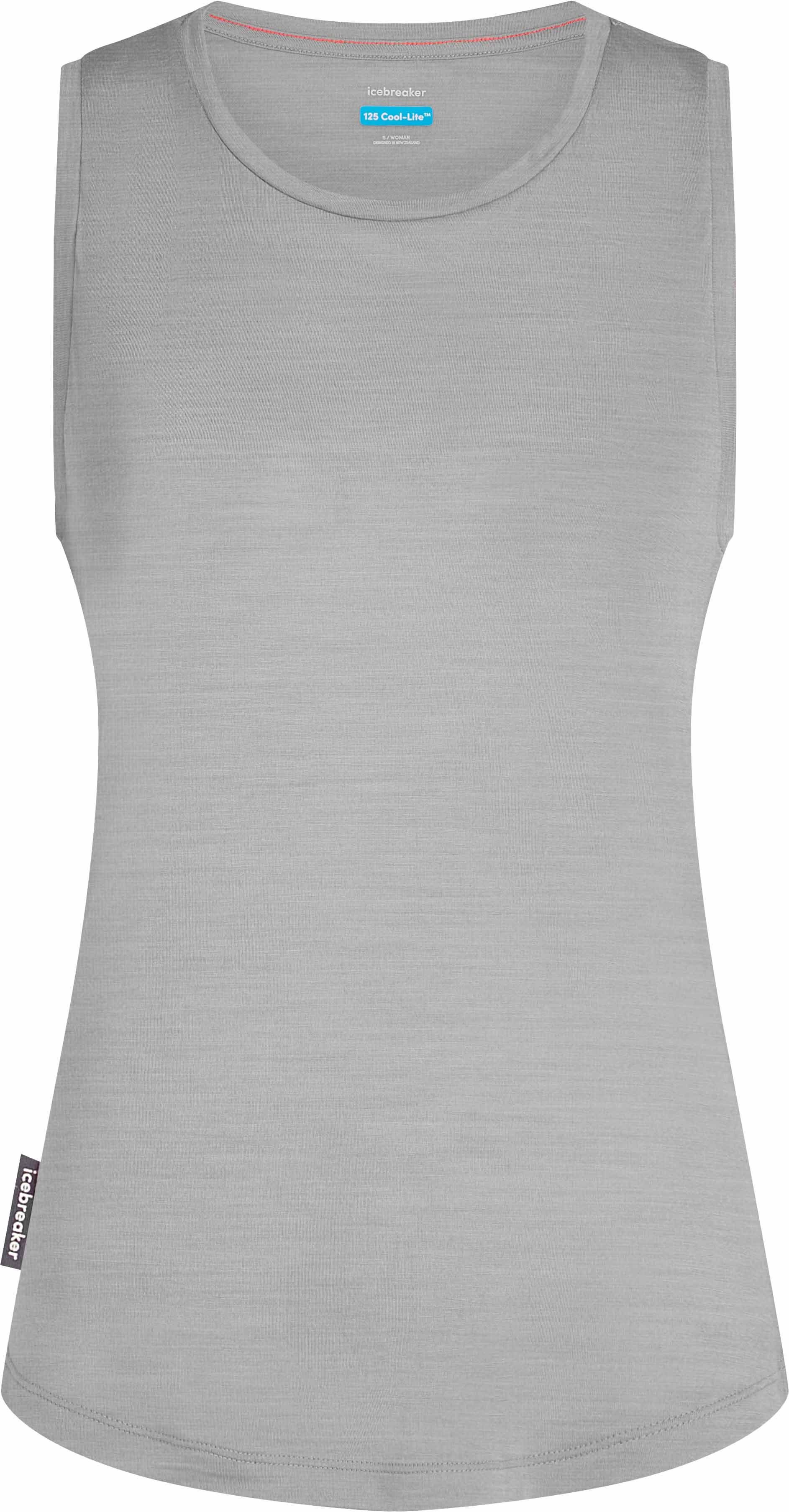 W Merino Blend 125 Cool-Lite Sphere Tank Metro Heather + Icebreaker