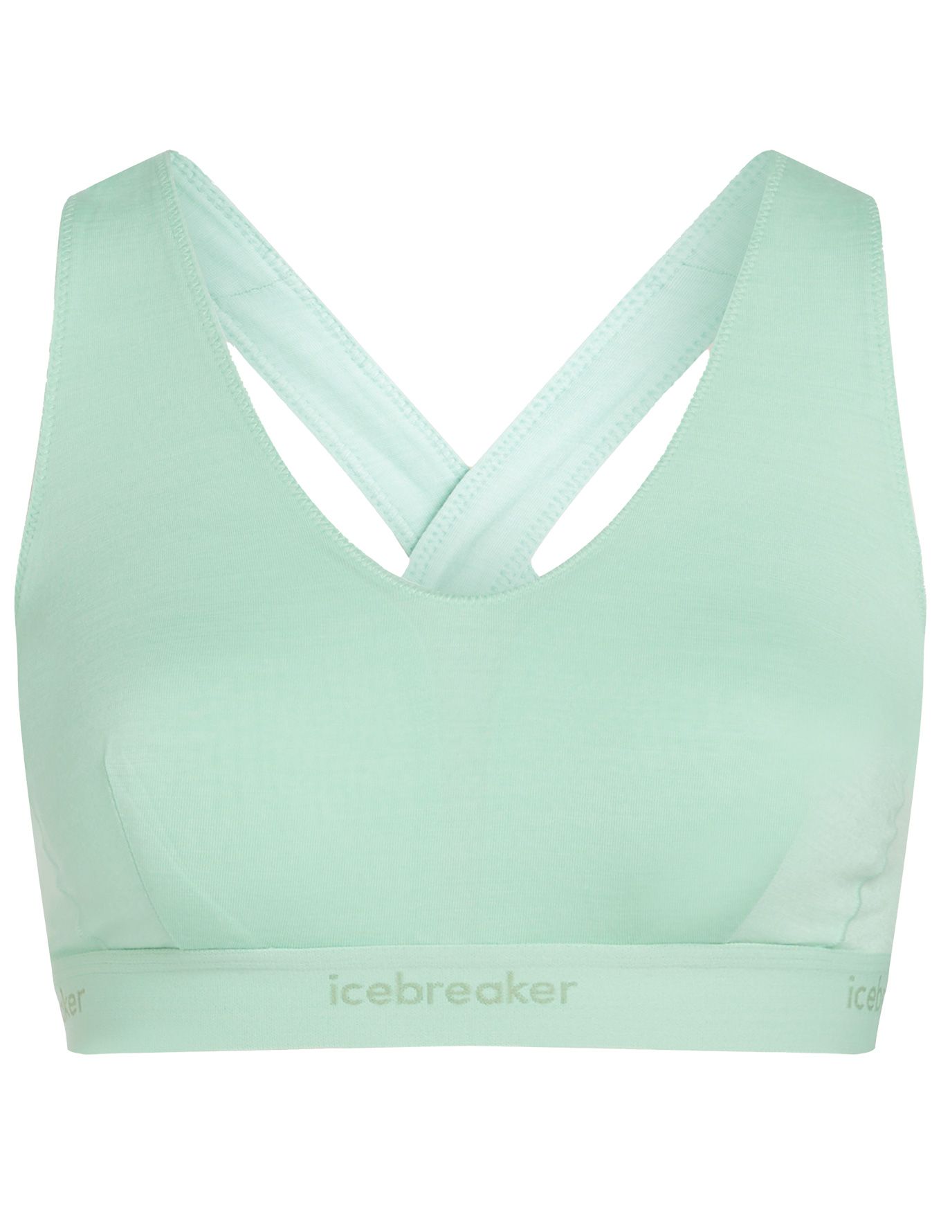 W Merino Blend 125 Cool-Lite Sprite Racerback Bra Mint + Icebreaker