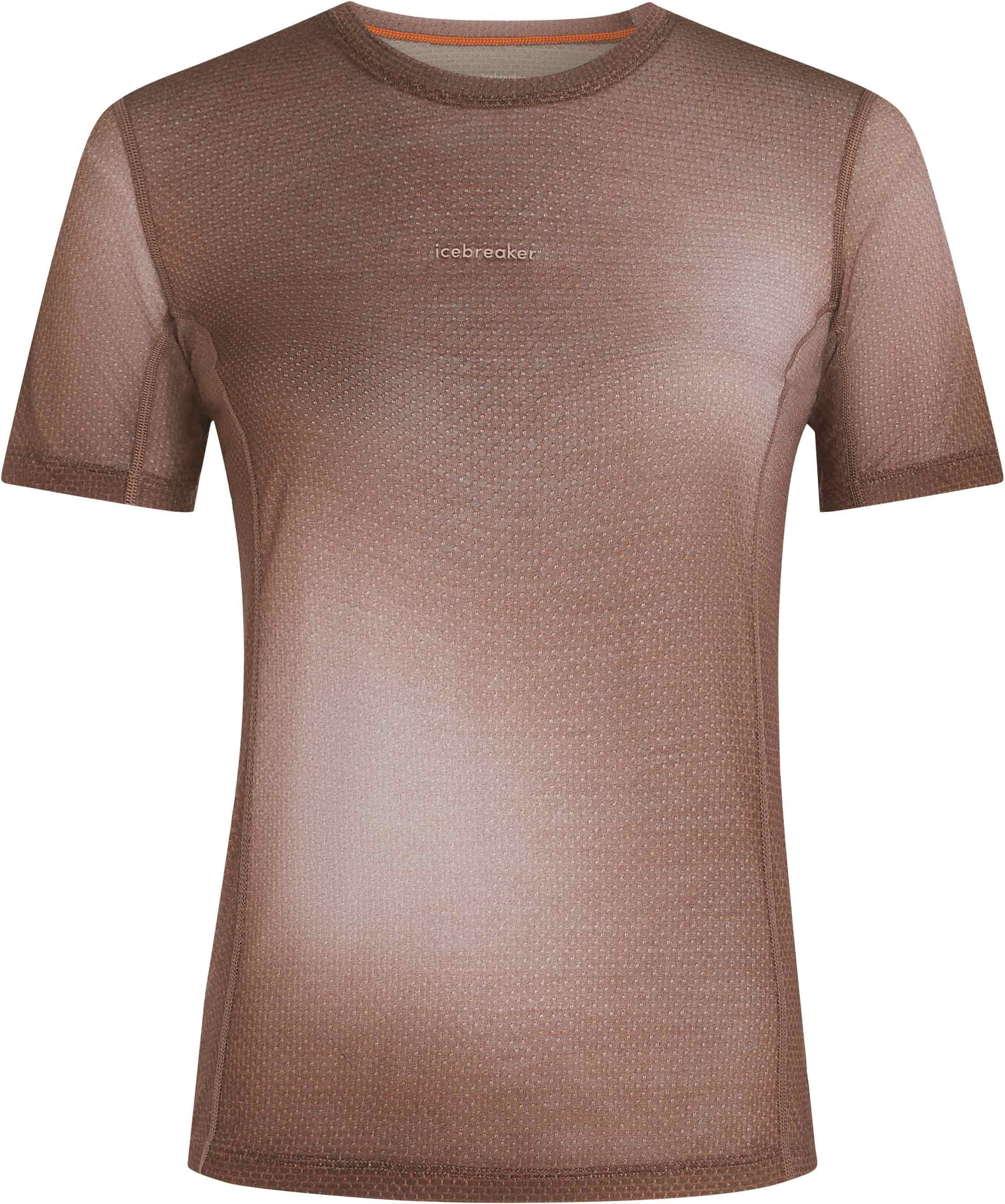 W Merino Blend 75 Cool-Lite Featherlight SS Crewe Prcn/Pink Quartz + Icebreaker