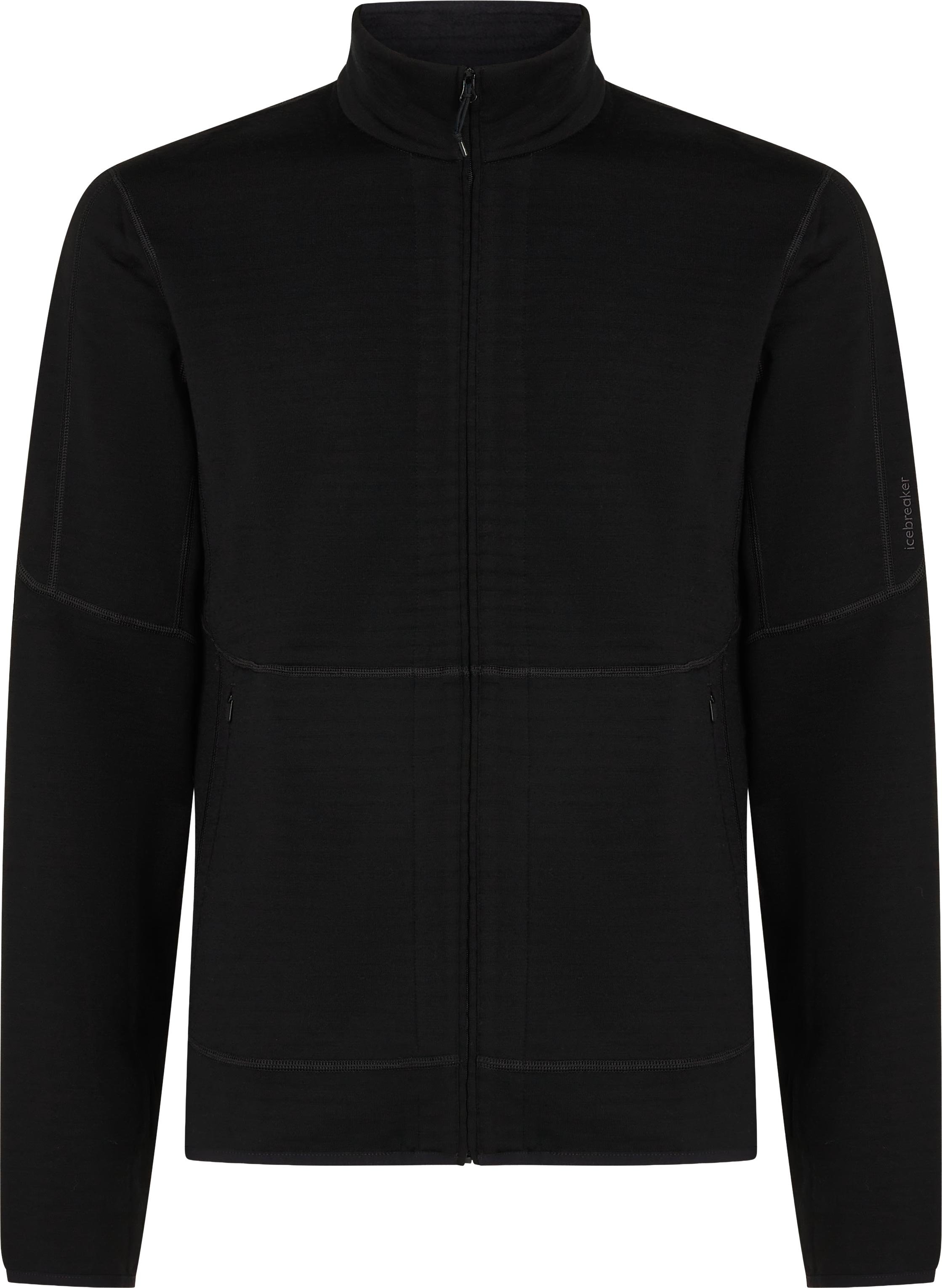 M Merino 400 RealFleece™ Descender LS Zip Black + Icebreaker