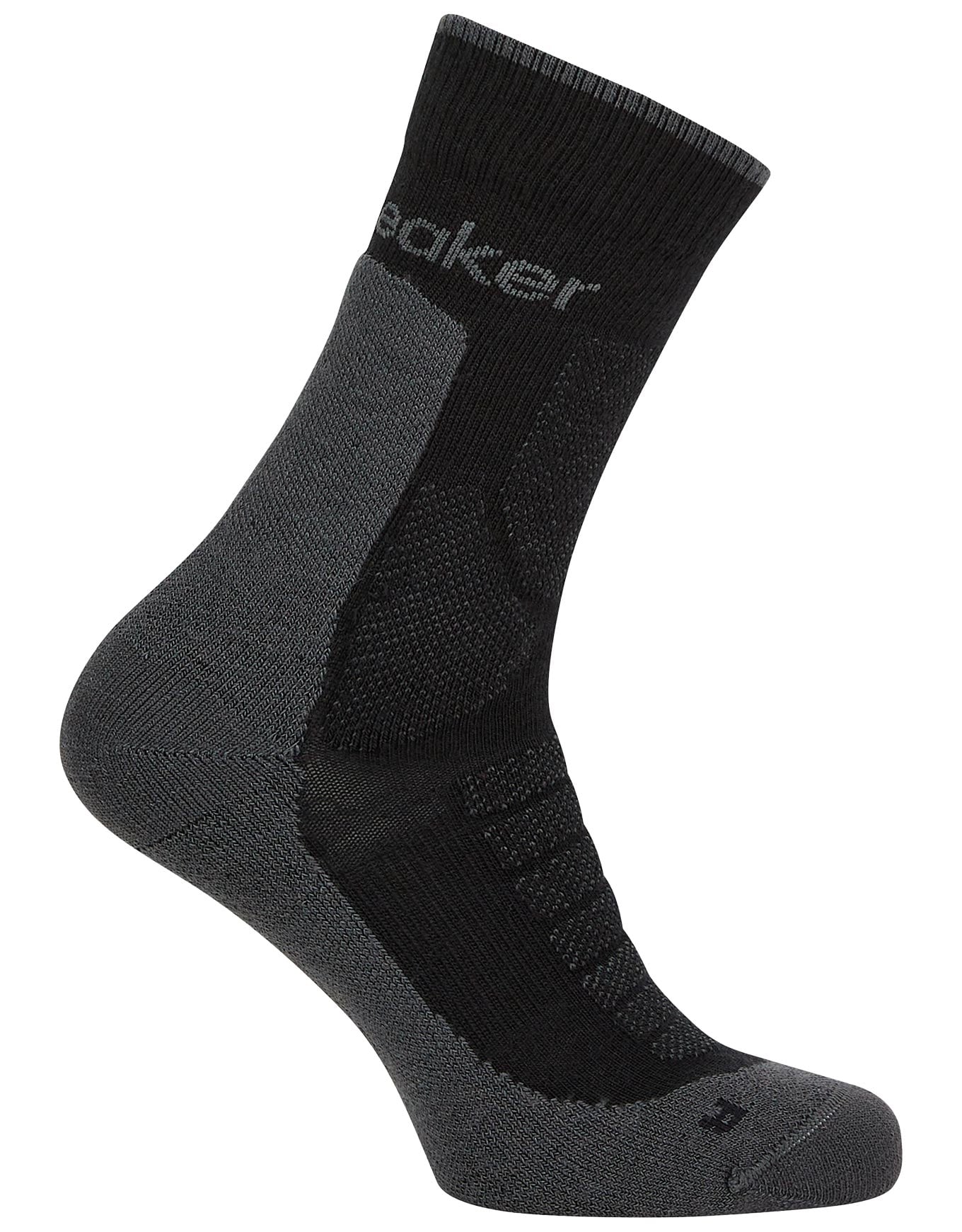 M Merino Hike+ Heavy Crew Black Obsidian + Icebreaker
