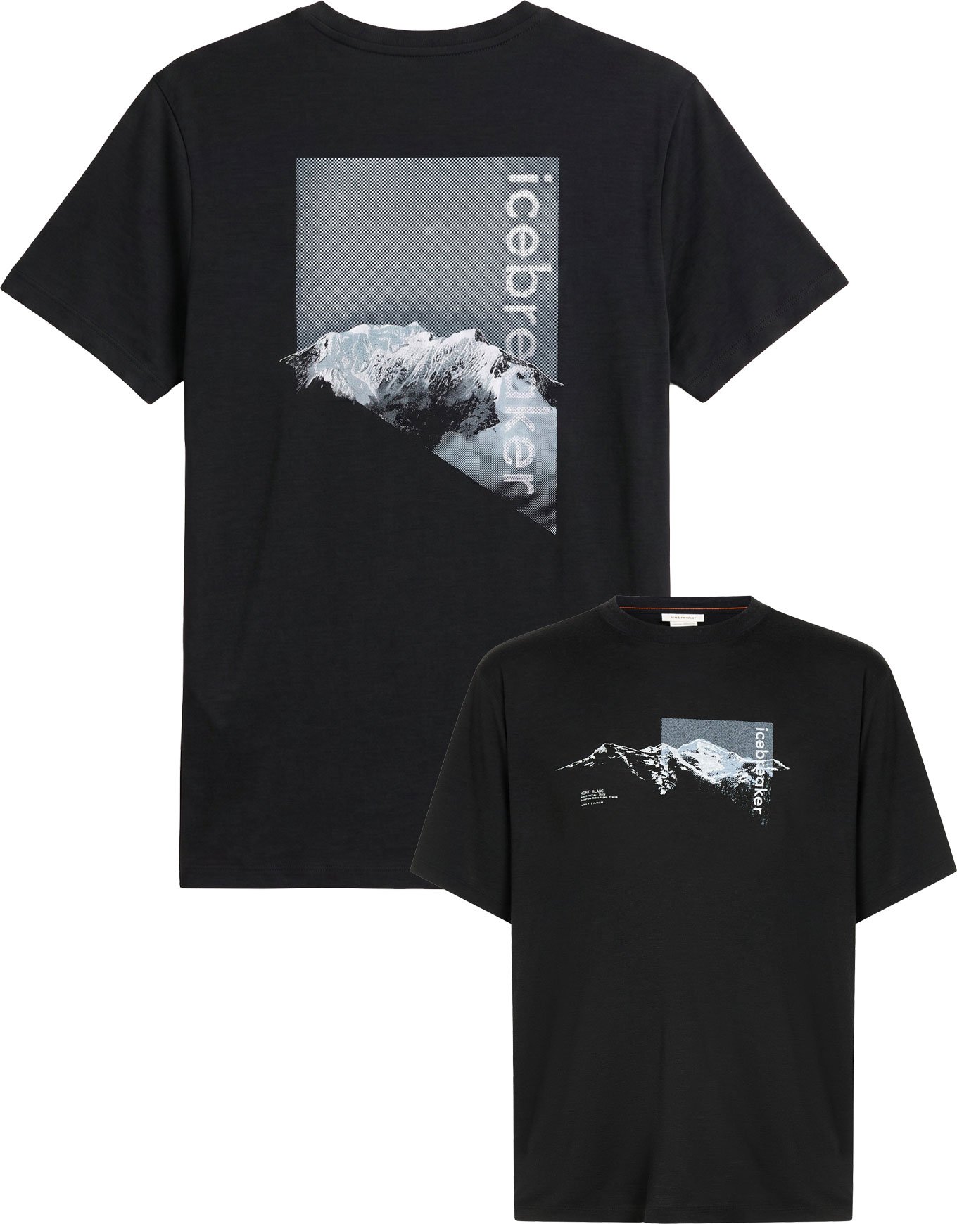 M Merino 150 Tech Lite SS Tee Pure Altitude Black + Icebreaker