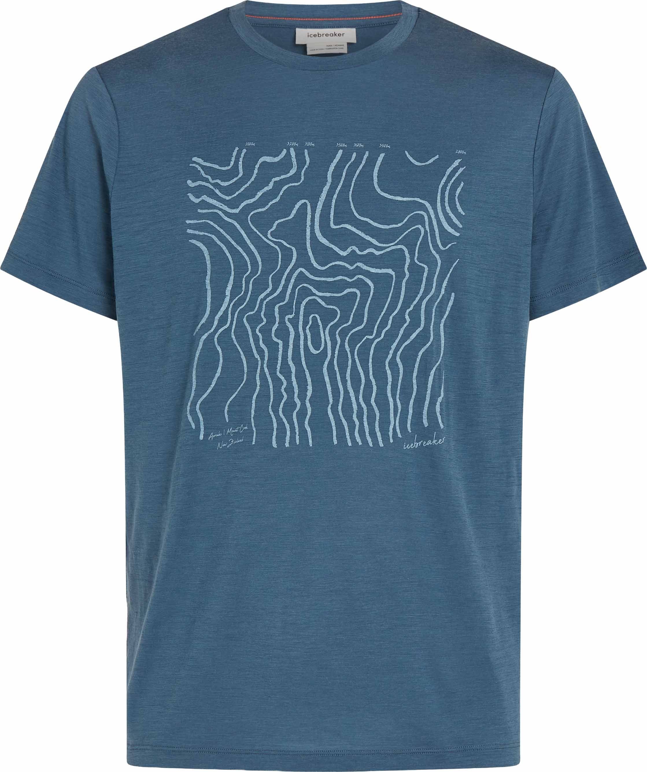 M Merino 150 Tech Lite SS Tee Great Heights Dawn + Icebreaker