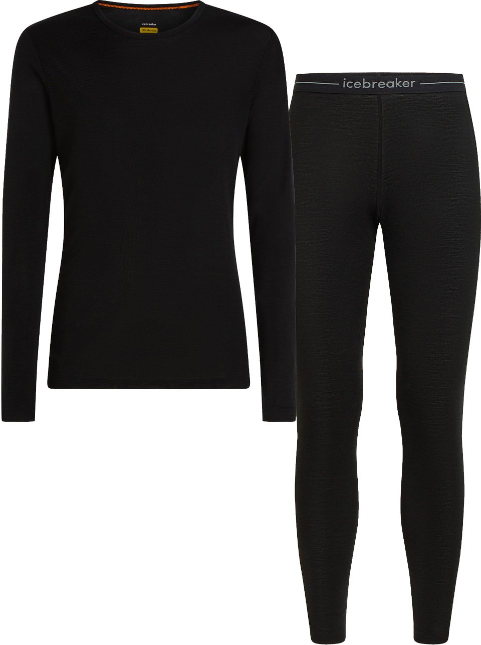 M Merino 175 Everyday LS Crewe and Leggings Set Black + Icebreaker