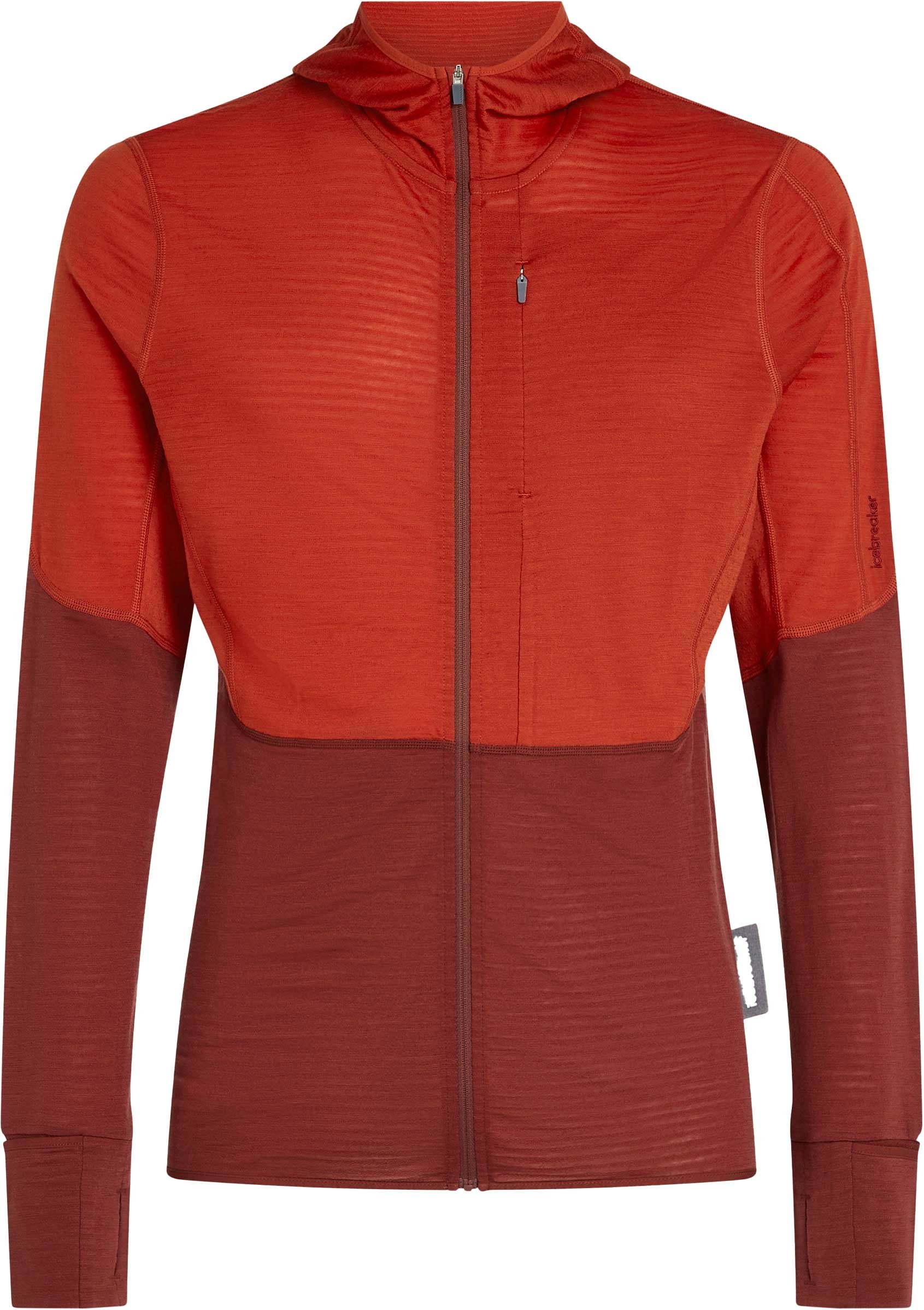 M Merino Blend 200 RealFleece™ Descender LS Zip Hoodie Agate Port Cb + Icebreaker