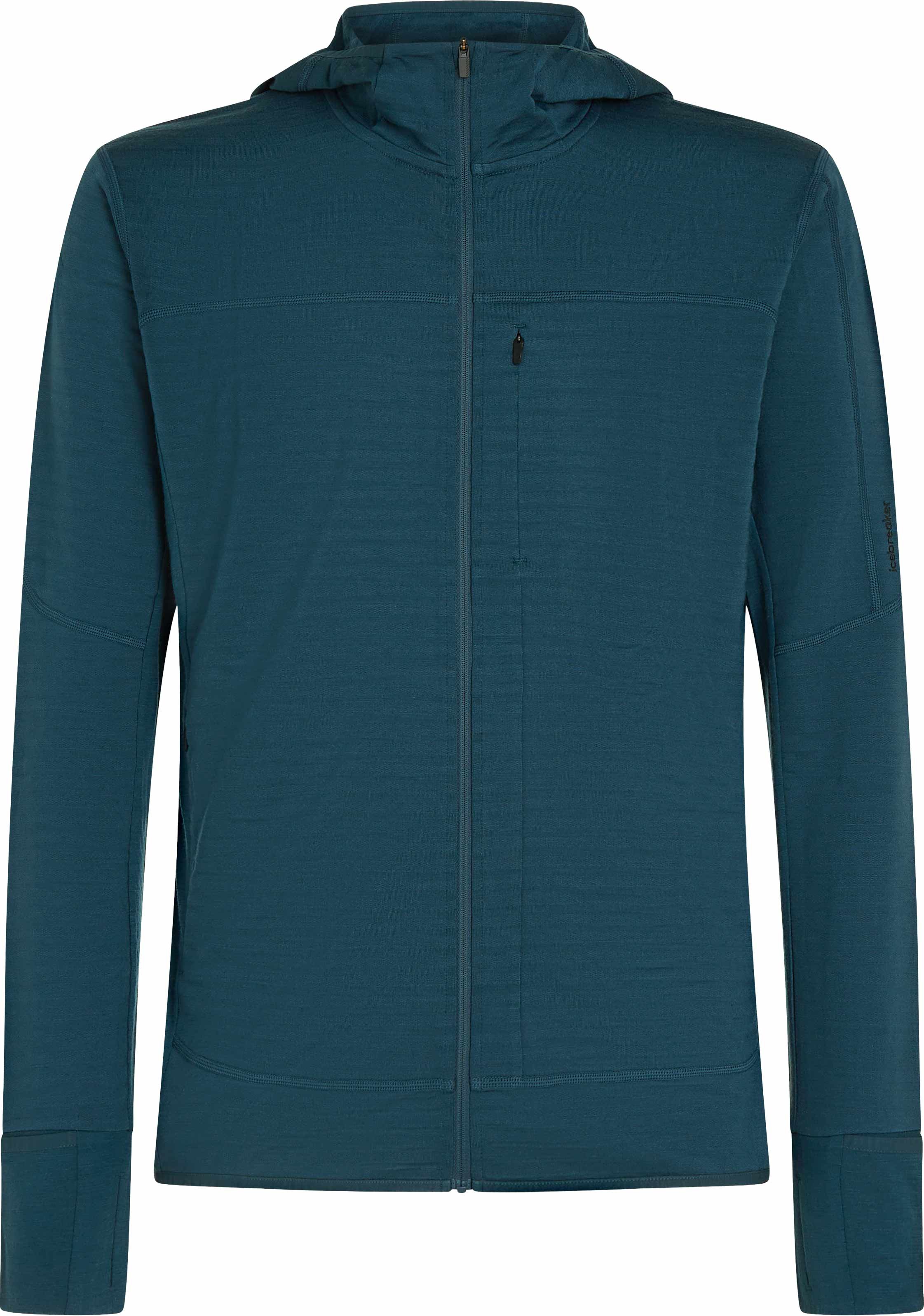 M Merino Blend 300 RealFleece™ Descender LS Zip Hoodie Abyss + Icebreaker