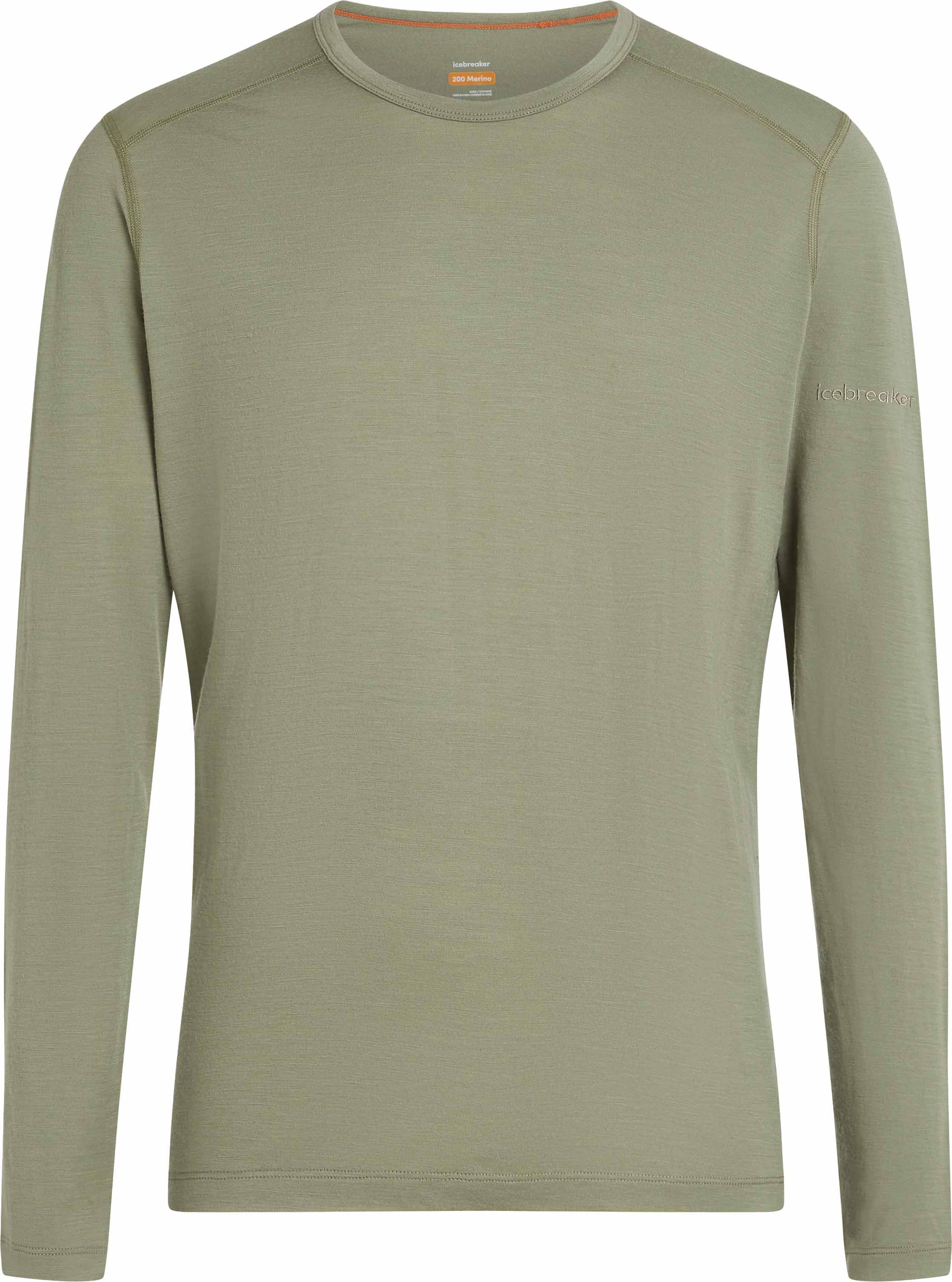 M Merino 200 Oasis LS Crewe Lichen + Icebreaker