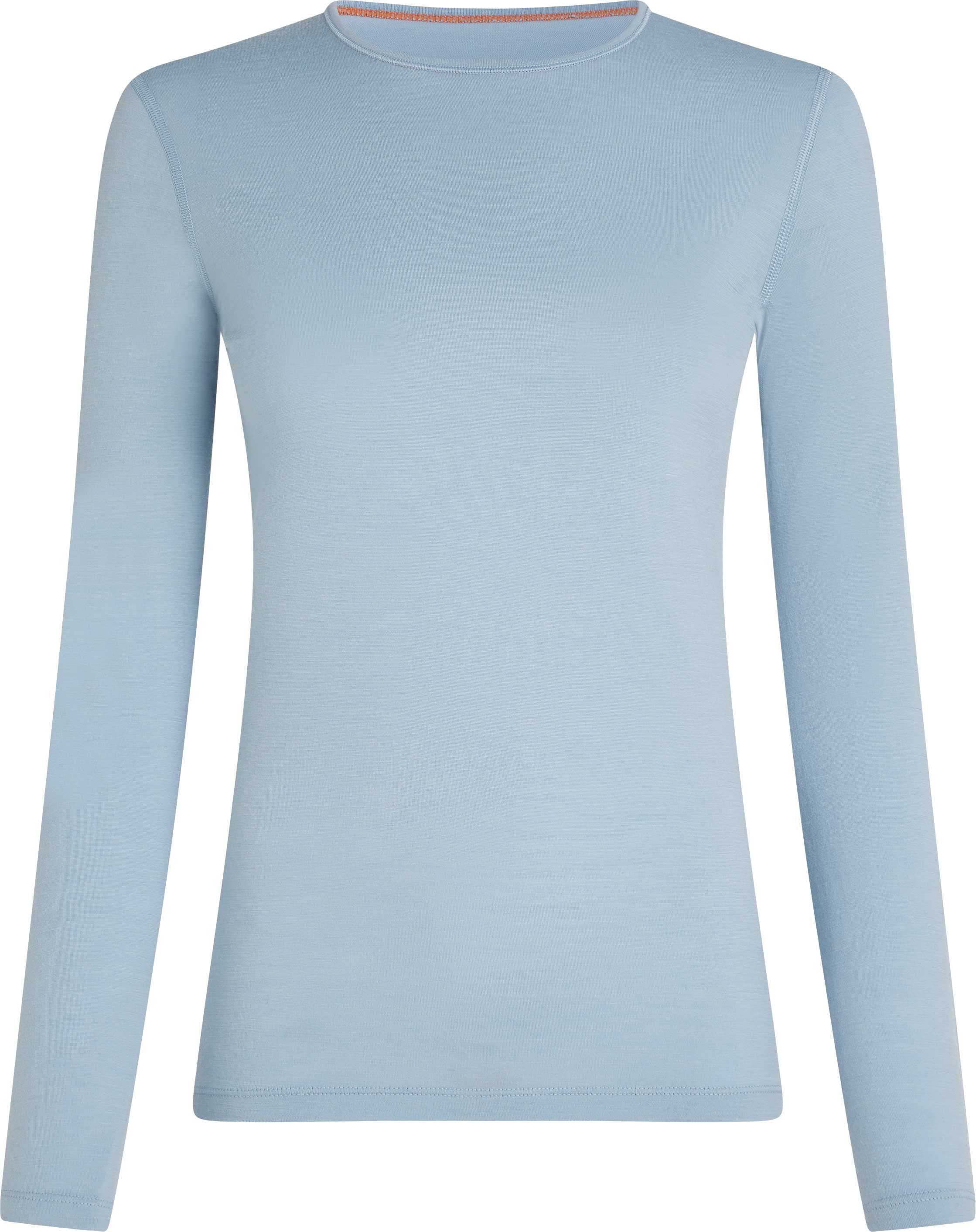 W Merino 200 Oasis LS Crewe Zinc Blue + Icebreaker