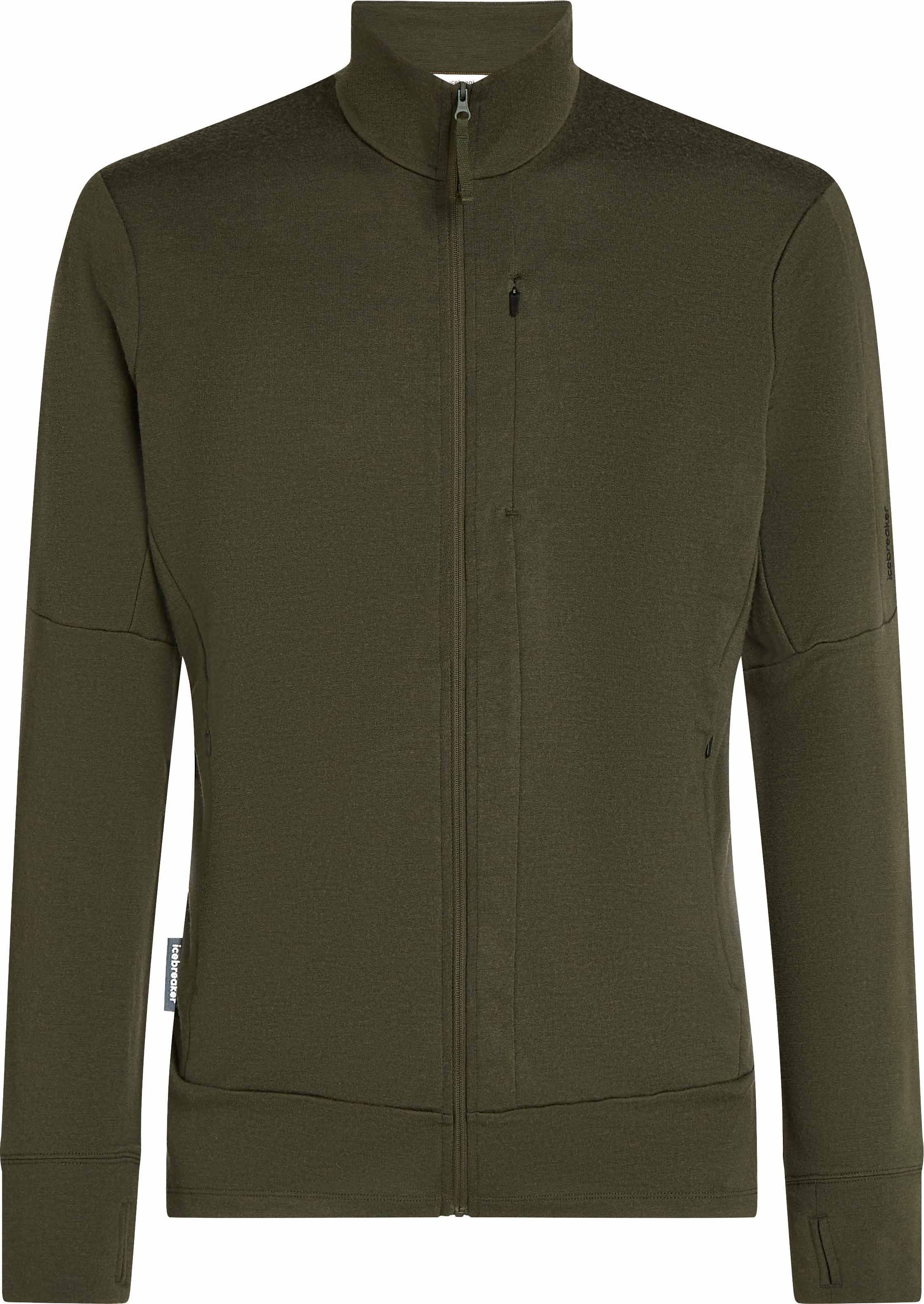 M Merino 260 Quantum LS Zip Dk Loden + Icebreaker