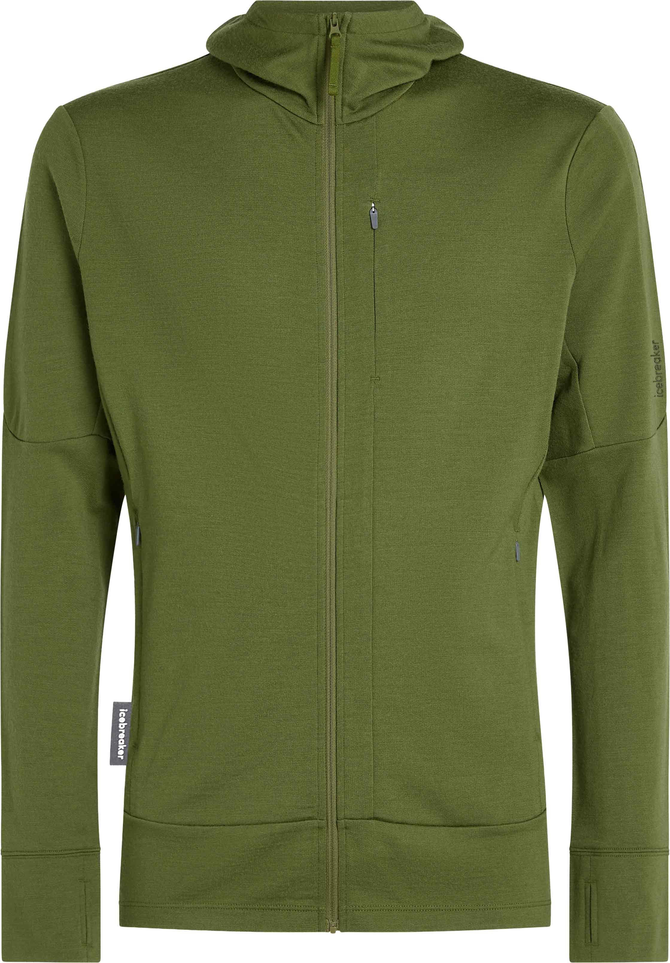 M Merino 260 Quantum LS Zip Hoodie Sphagnum + Icebreaker