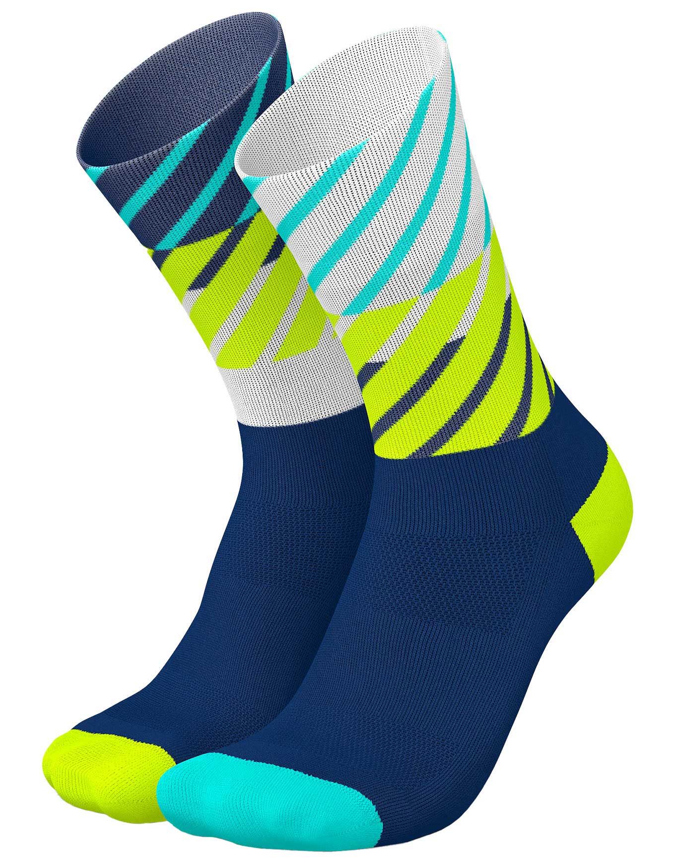Running Diagonals Navy Canary + Incylence
