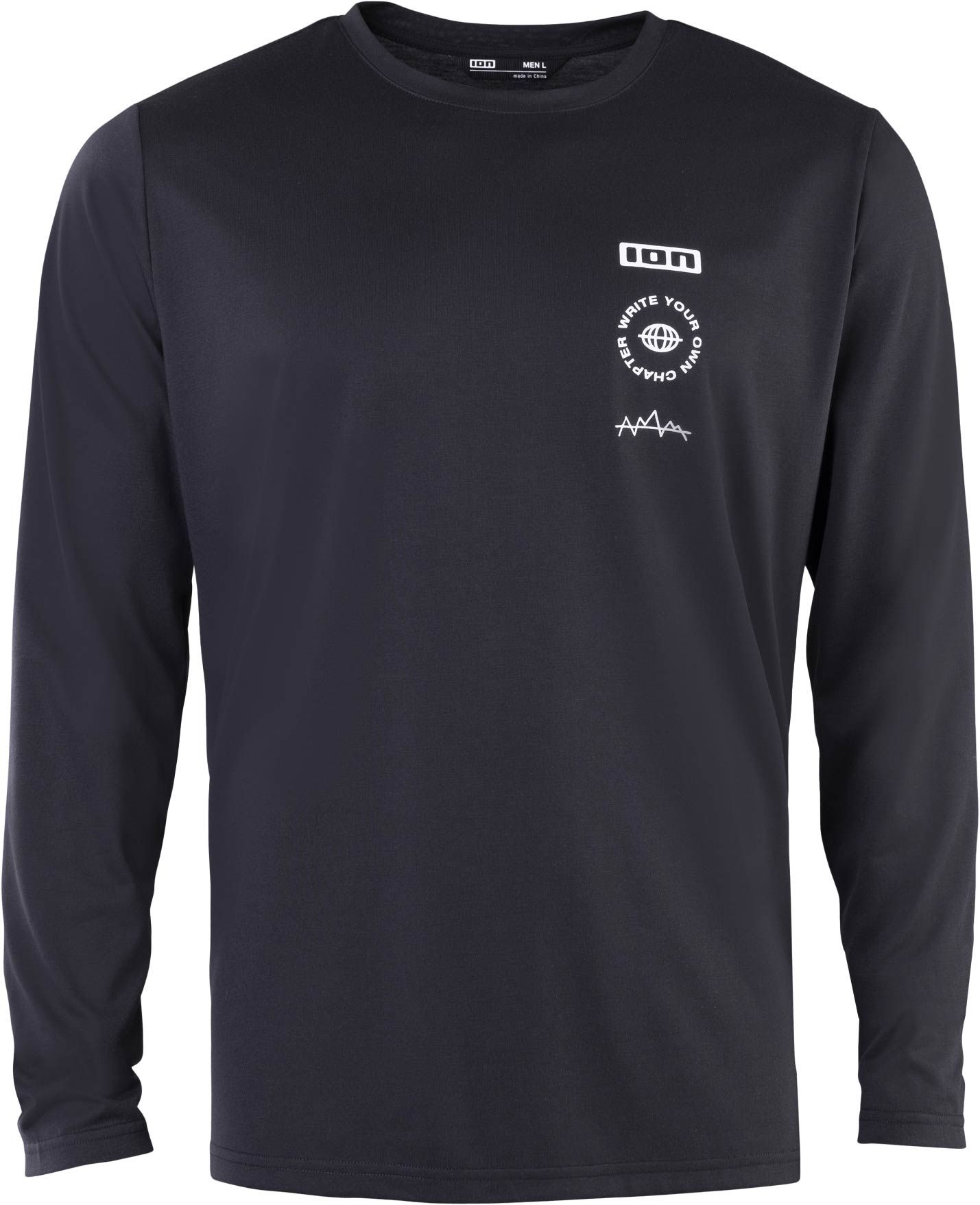 Bike Jersey S_Ionic LS Dr M Black + Ion