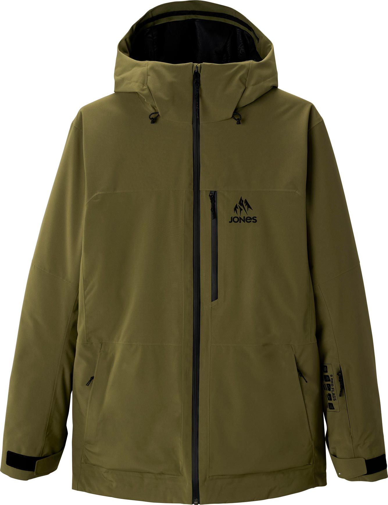 Jones M MTN Surf Recycled Parka Moss Green Ski jackets : Snowleader