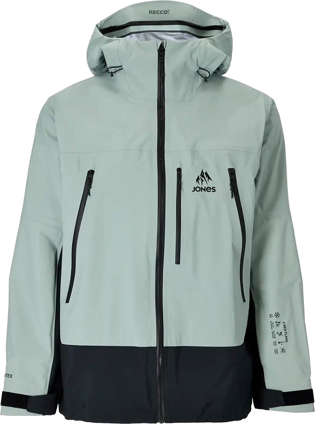 Higher Gore-Tex 3L Jacket Glacier Gray + Jones Snowboards