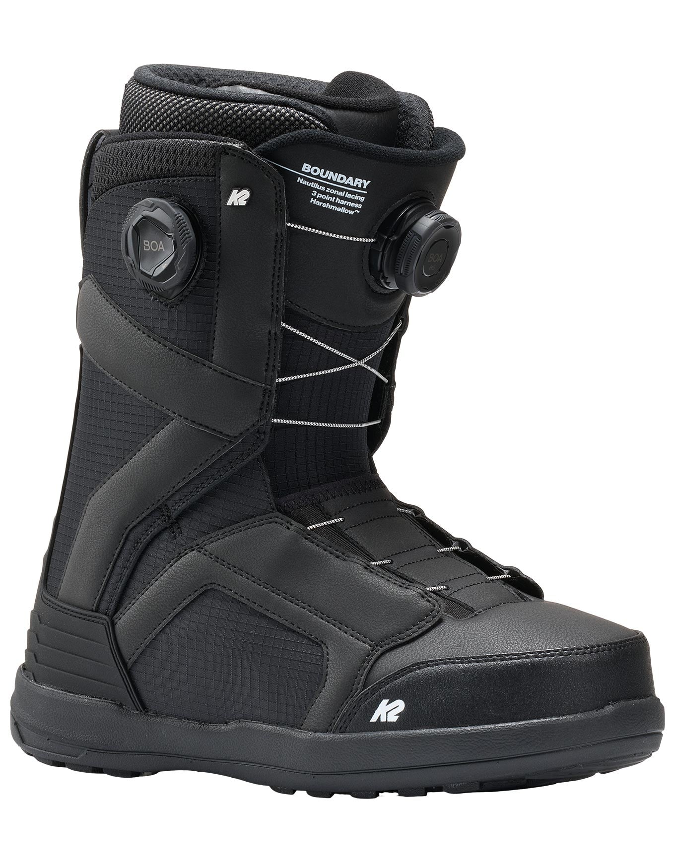 Boundary Black + K2 Snowboard