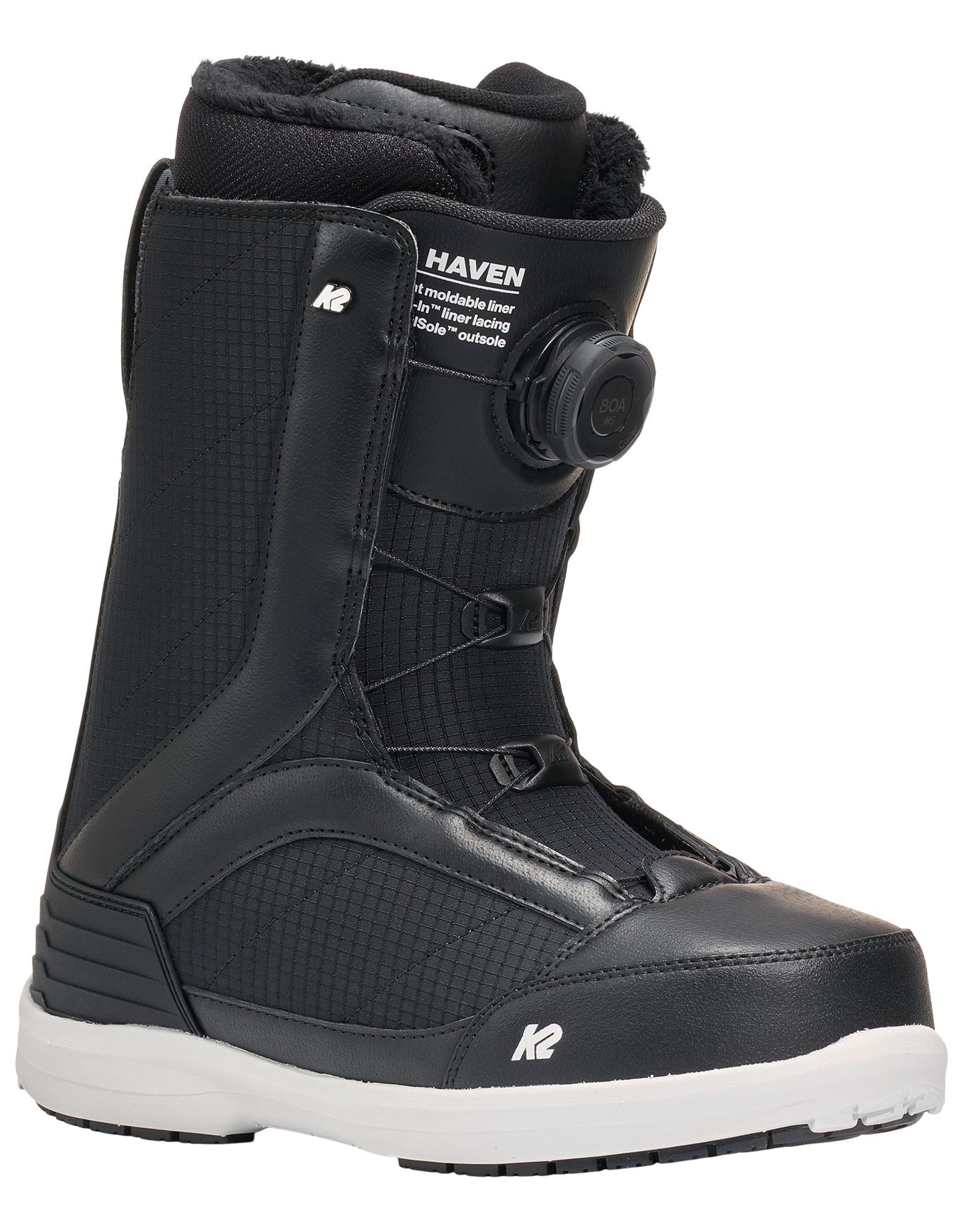 Haven Black + K2 Snowboard