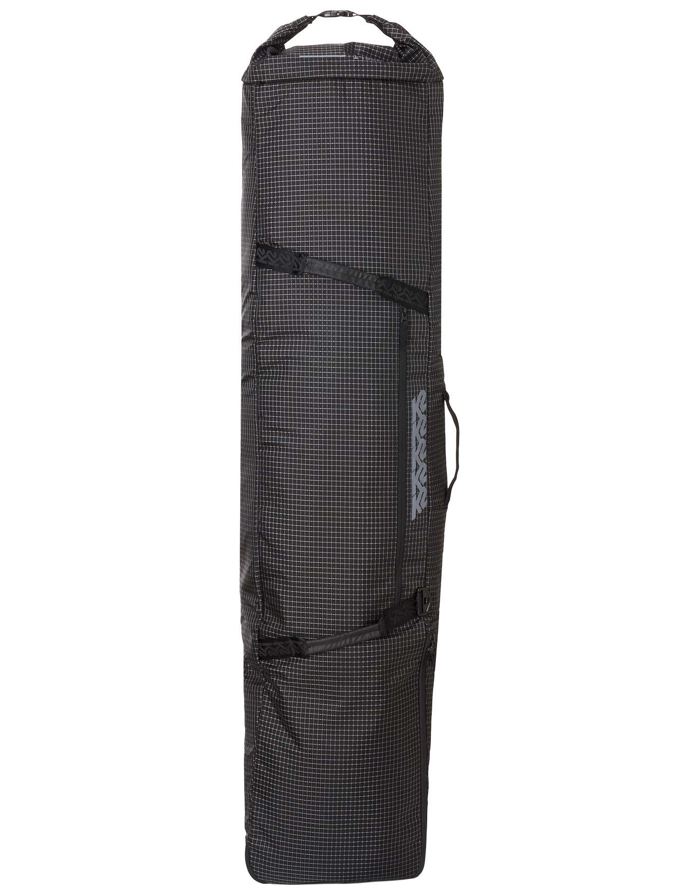 Roll Top Snowboard Sleeve Black + K2
