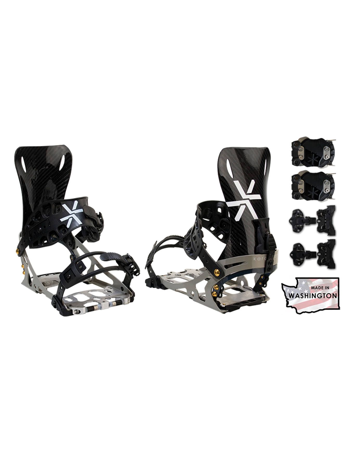 Karakoram X-Carbon 2023 Splitboard bindings : Snowleader