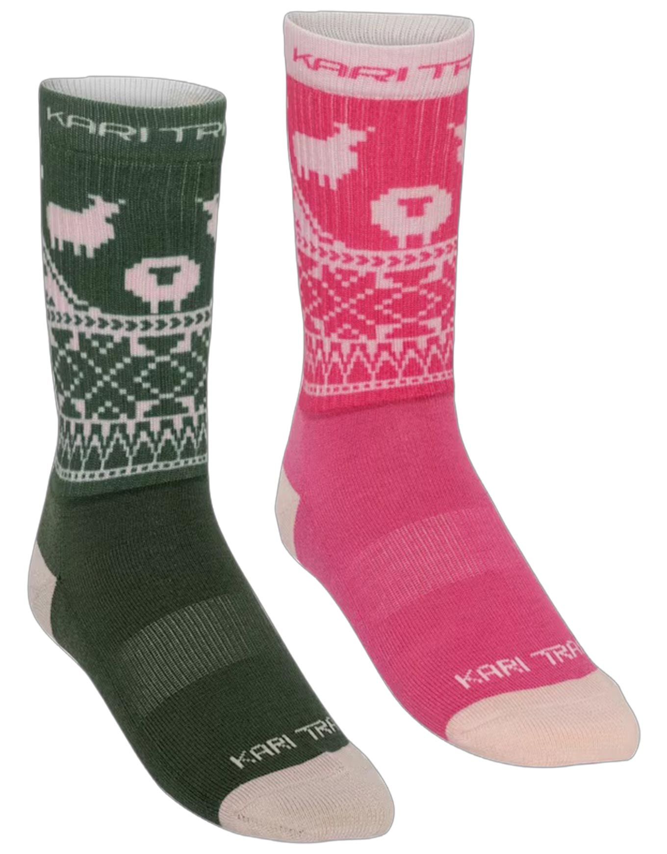 Puffin Sock Pink + Kari Traa