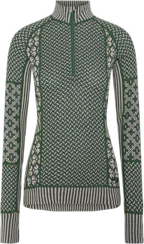 Smekker Half-Zip Baselayer Thyme + Kari Traa
