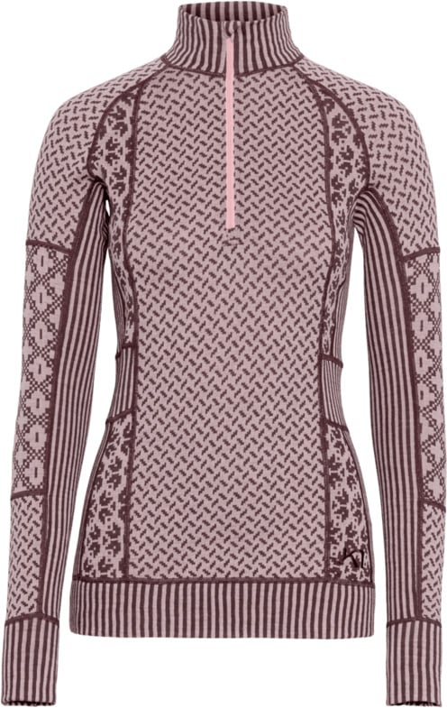 Smekker Half Zip Baselayer Cocoa Powder + Kari Traa