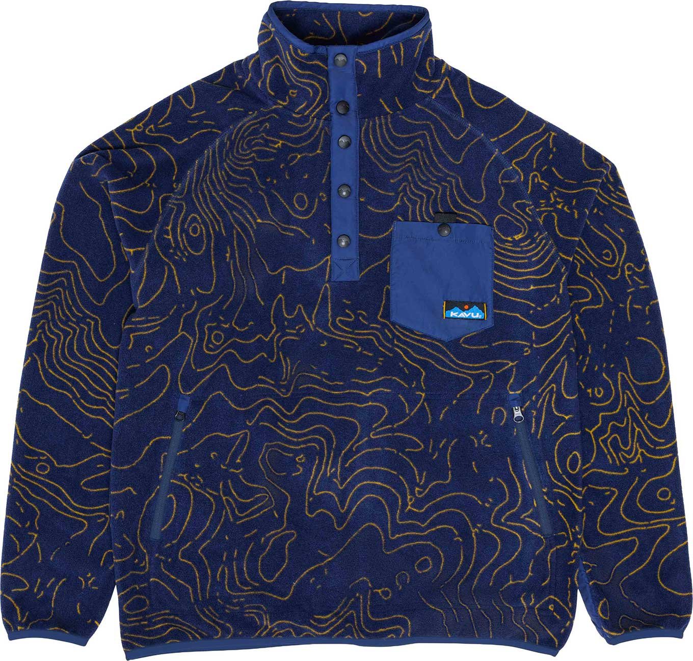 Teannaway Fleece Blue Water Topo + Kavu