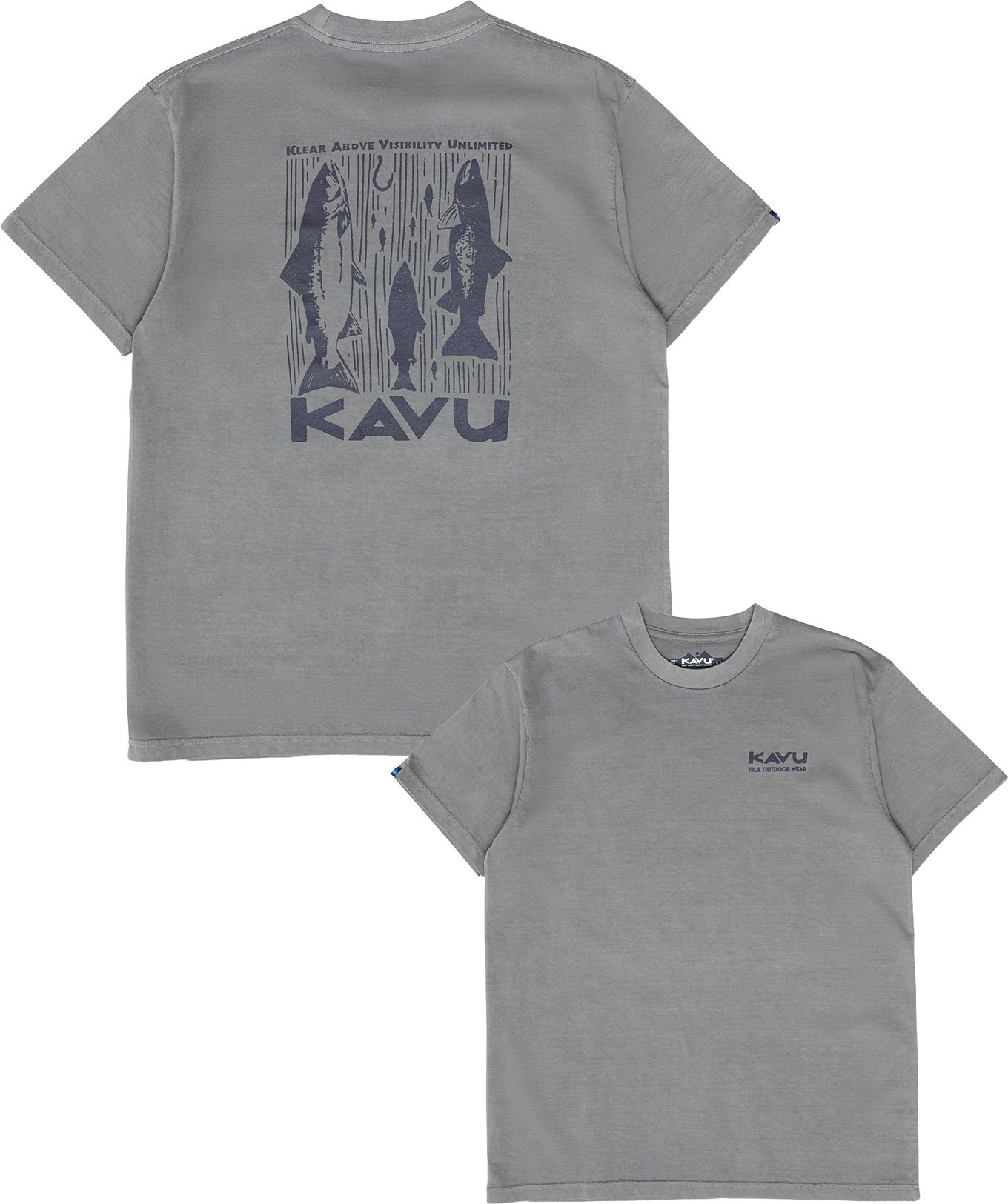 Salmon Tee Moonless Night + Kavu