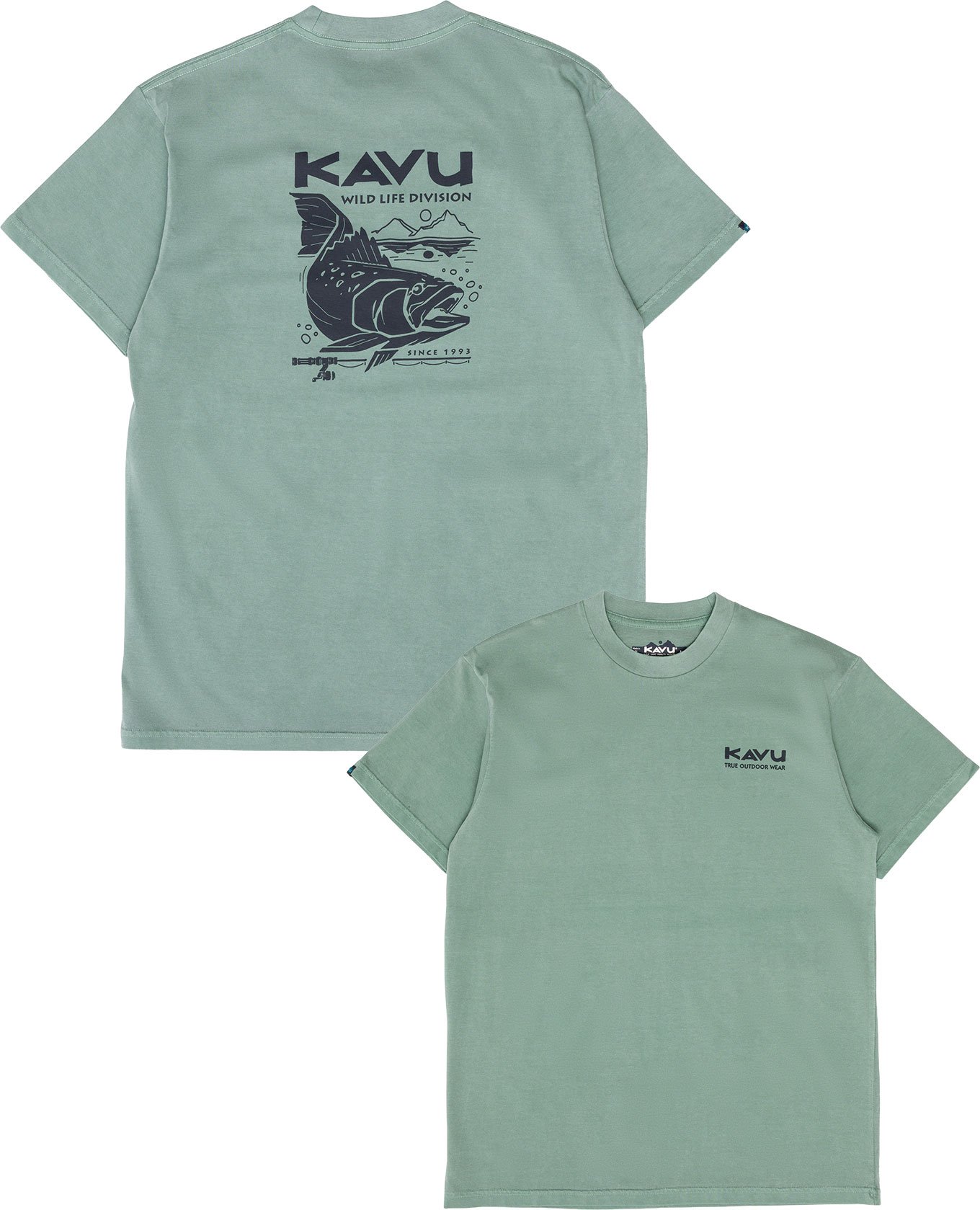 Speckled Trout Tee Pine Needle + Kavu