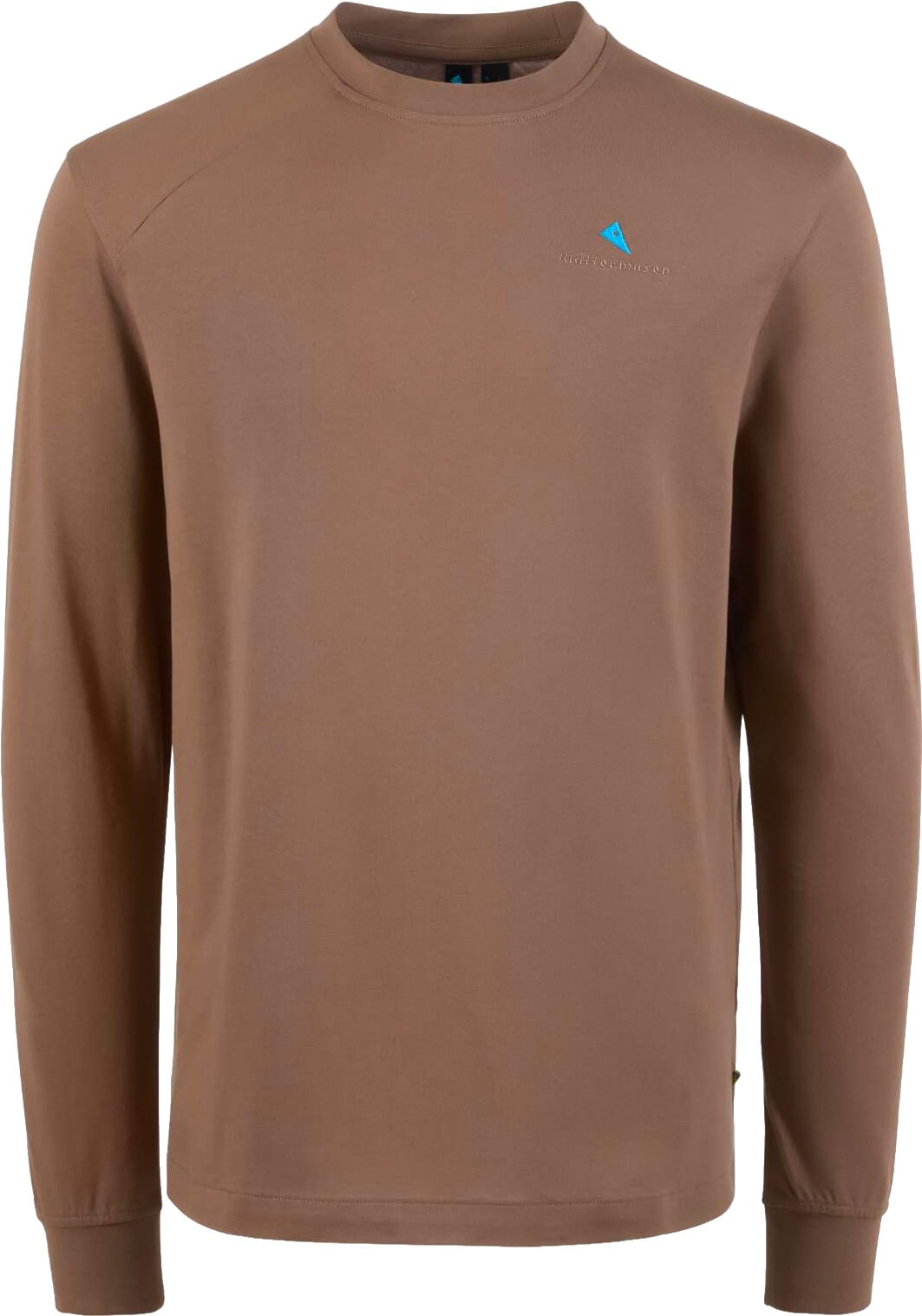 Root Logo LS Tee M's Wren Brown + Klättermusen