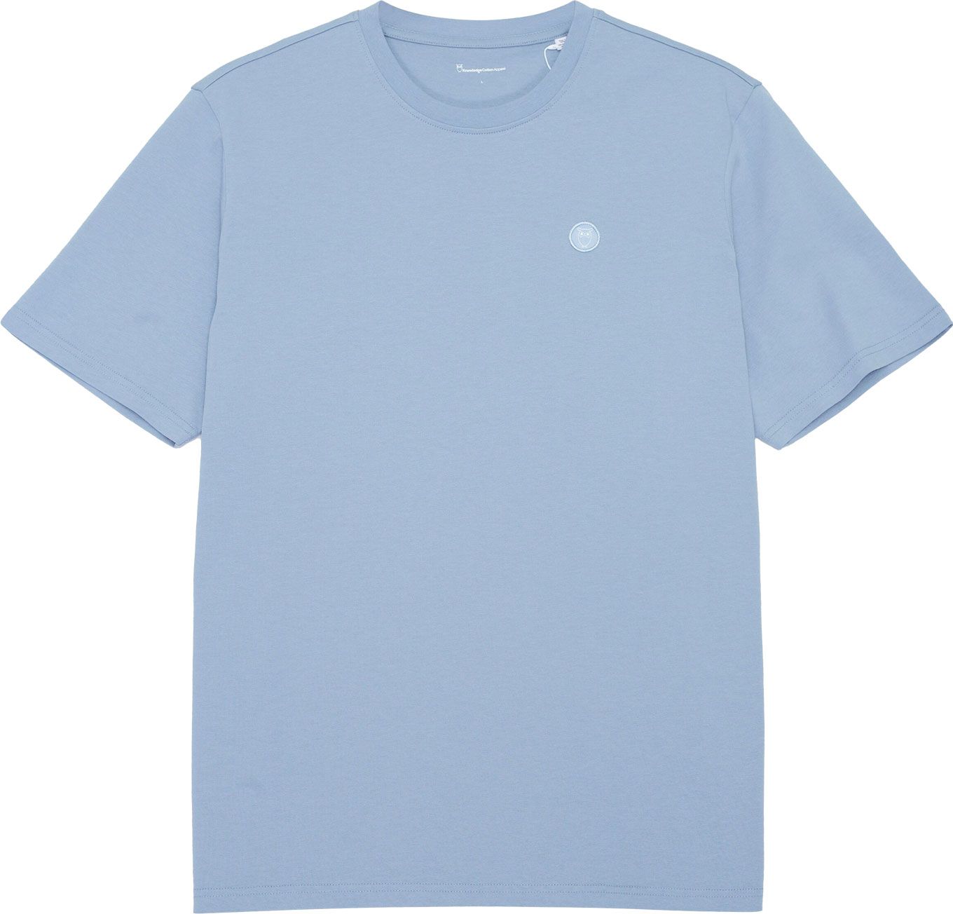 Loke Badge Tee Asley Blue + Knowledge Cotton Apparel