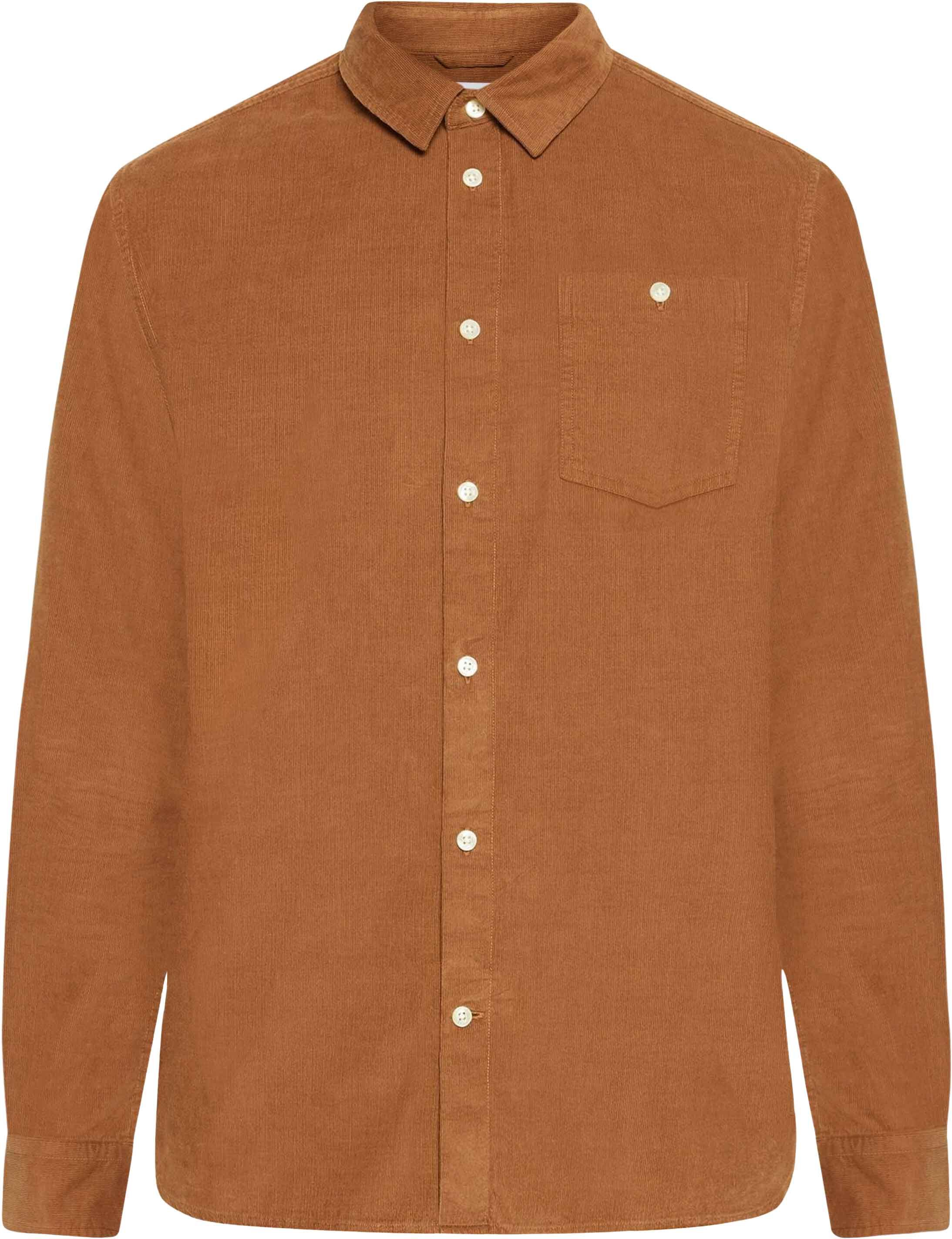 Regular Fit Corduroy Shirt Dachshund + Knowledge Cotton Apparel