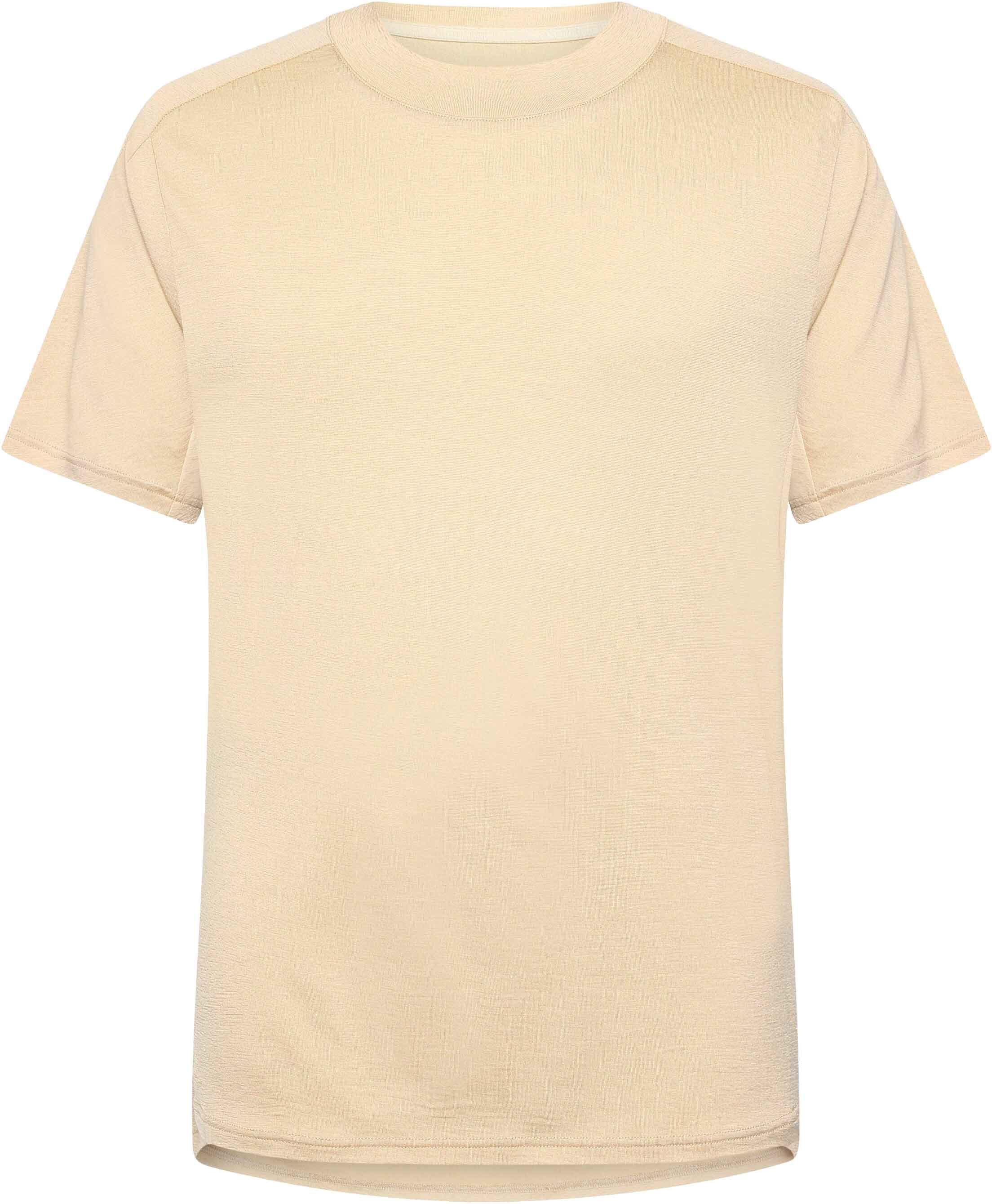 Cleaver Wool 175 Single Constructed T-Shirt Light Feather Gray + Knowledge Cotton Apparel