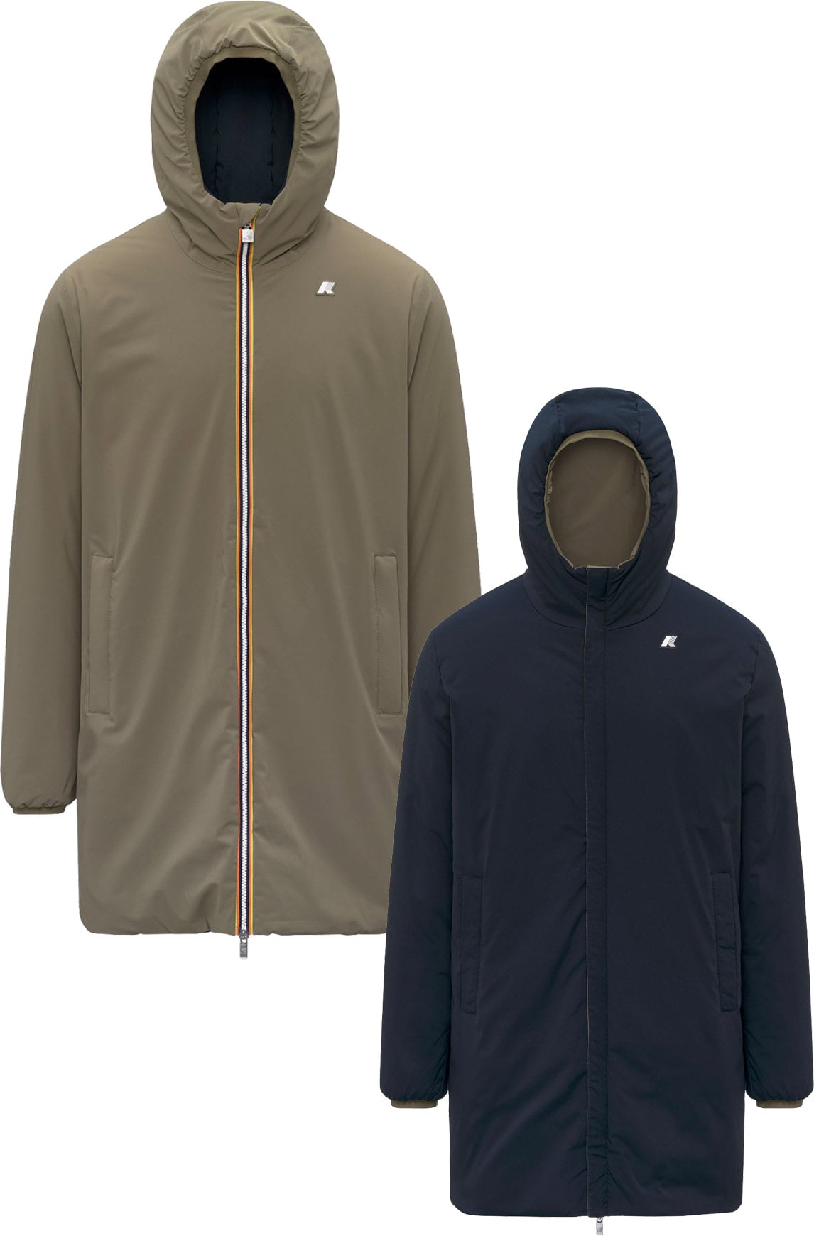 Jacob St Warm Double Green Army Blue Depth + K-Way