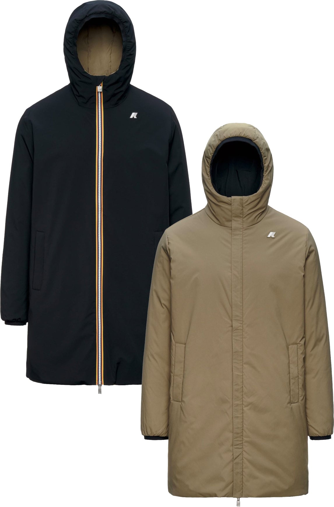 Jacob St Warm Double Black Pure Green Army + K-Way