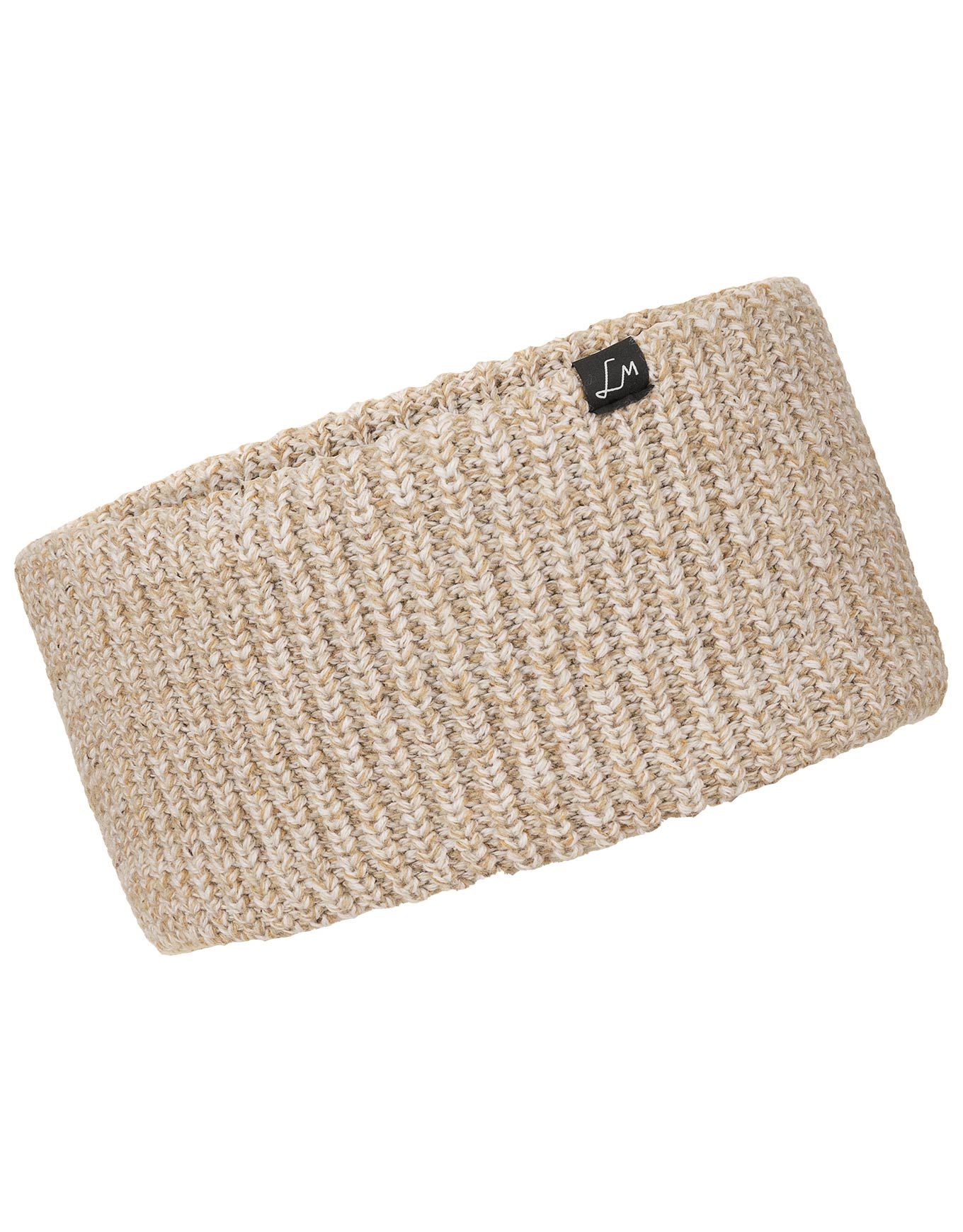 Martha Warm Knit Headband Desert Taupe Melange + LaMunt