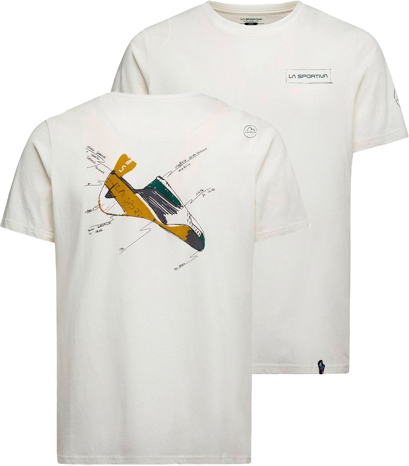 Mantra T-Shirt M Chalk + La Sportiva