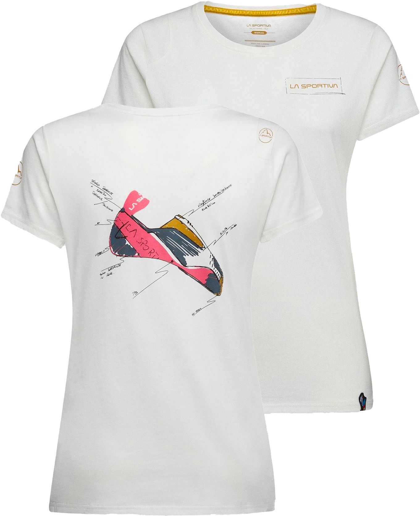 Mantra T-Shirt W Chalk + La Sportiva