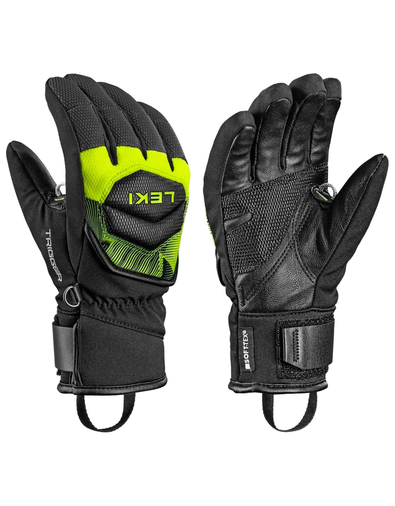 WCR Core TR Junior Black/ Neon Yellow + Leki
