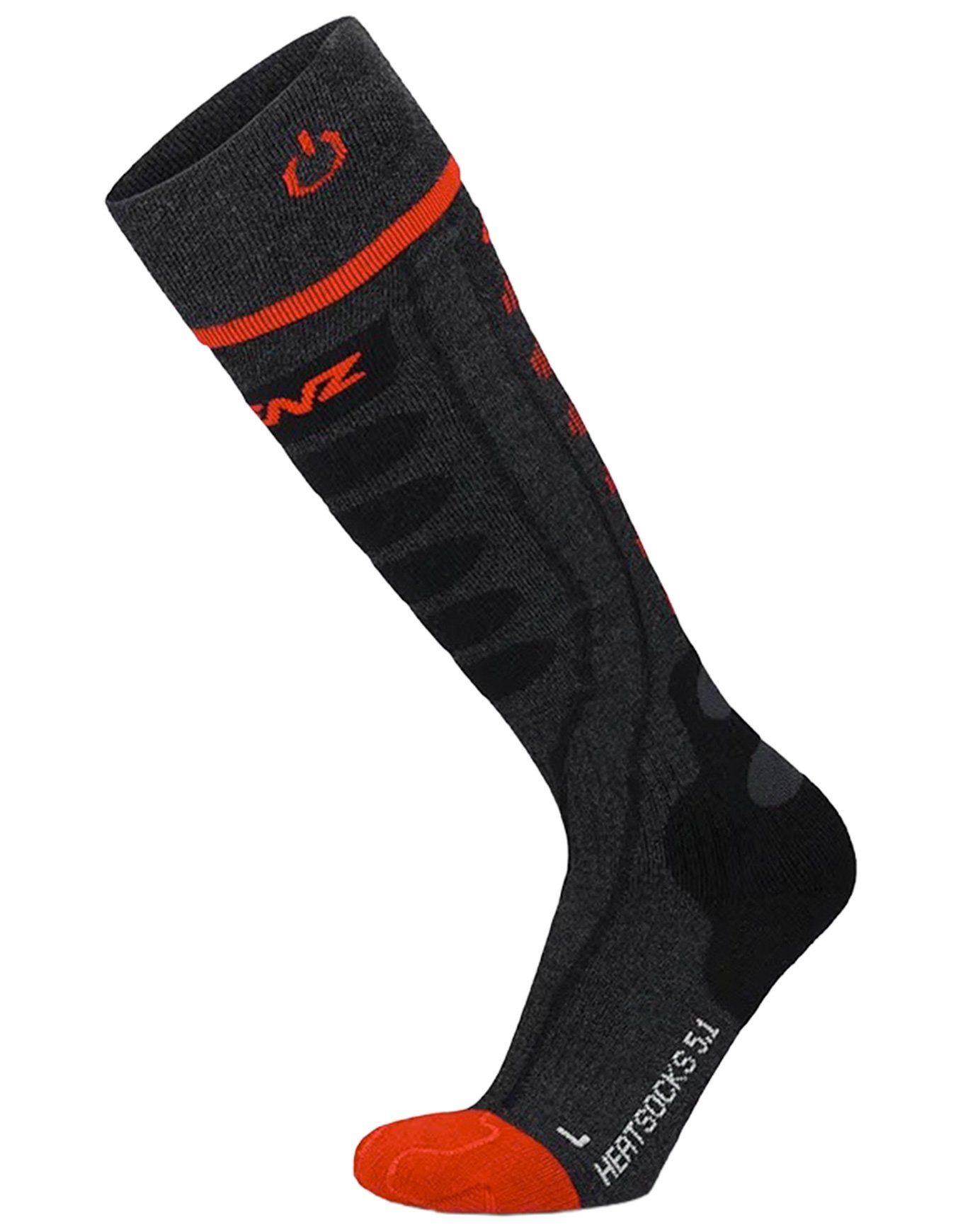 Heat Sock 5.1 Toe Cap Anthracite/Red + Lenz