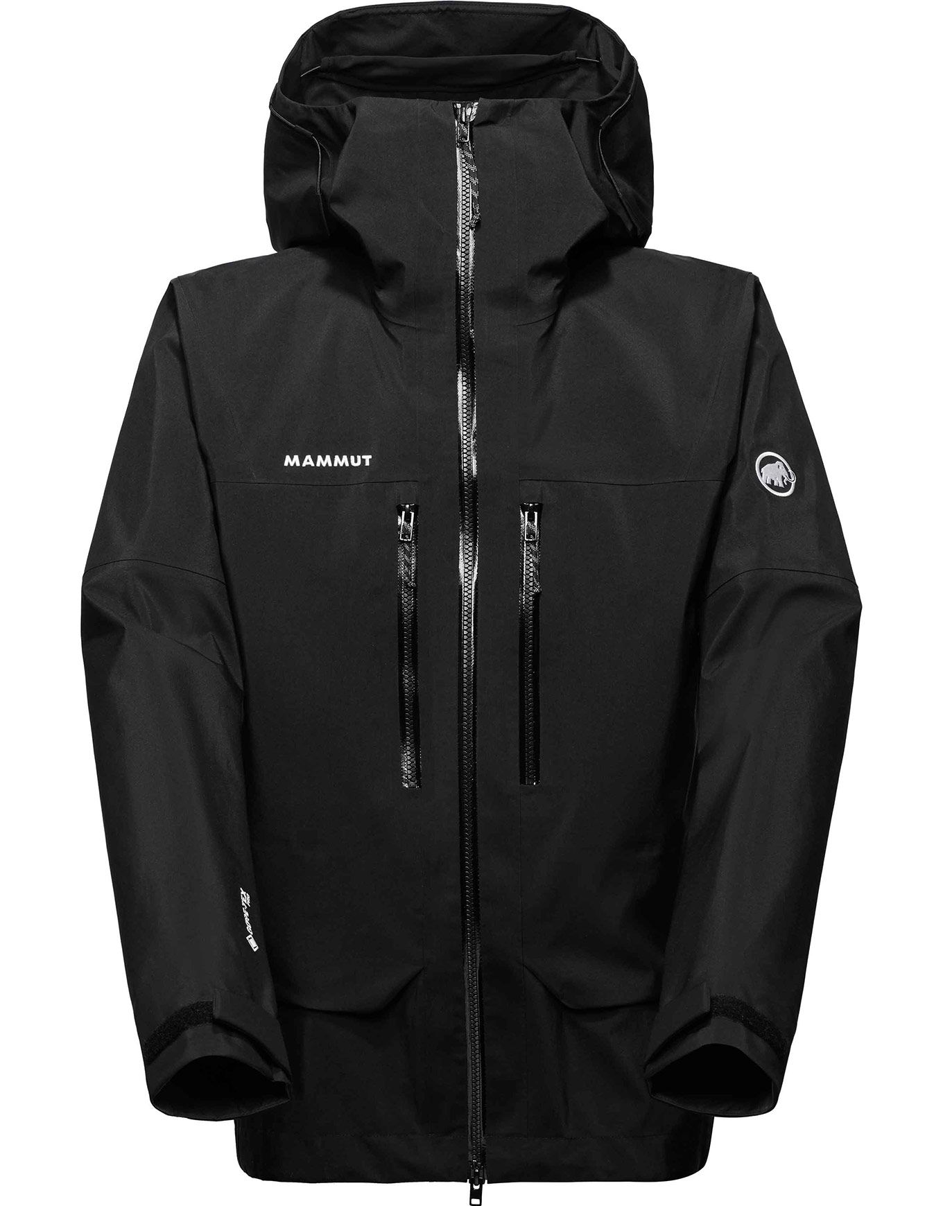 Mammut Crater Pro HS Hooded Jacket Men Black Wandeljassen Mammut Crater Pro HS Hooded Jacket Men Black Wandeljassen