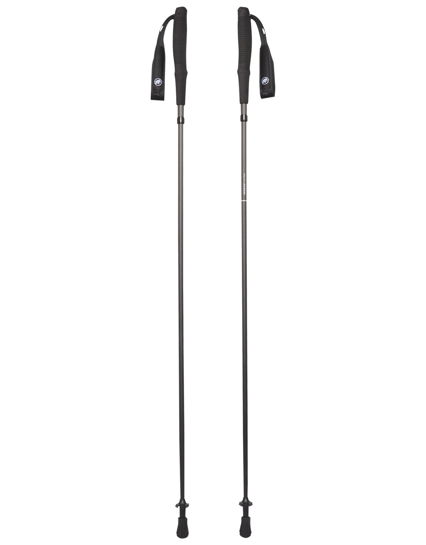 Aenergy Ultra Carbon Poles Black + Mammut