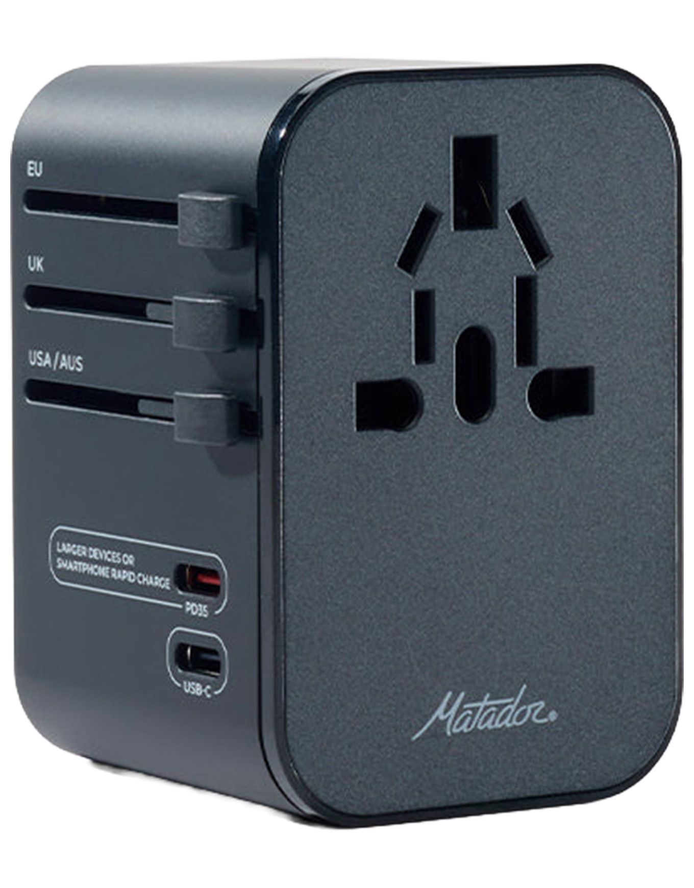 Global Travel Adapter Black + Matador
