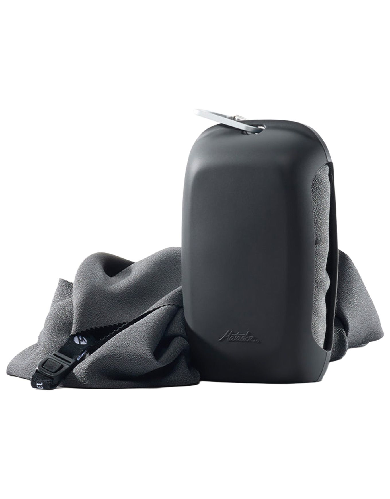 NanoDry Packable Shower Towel Charcoal + Matador