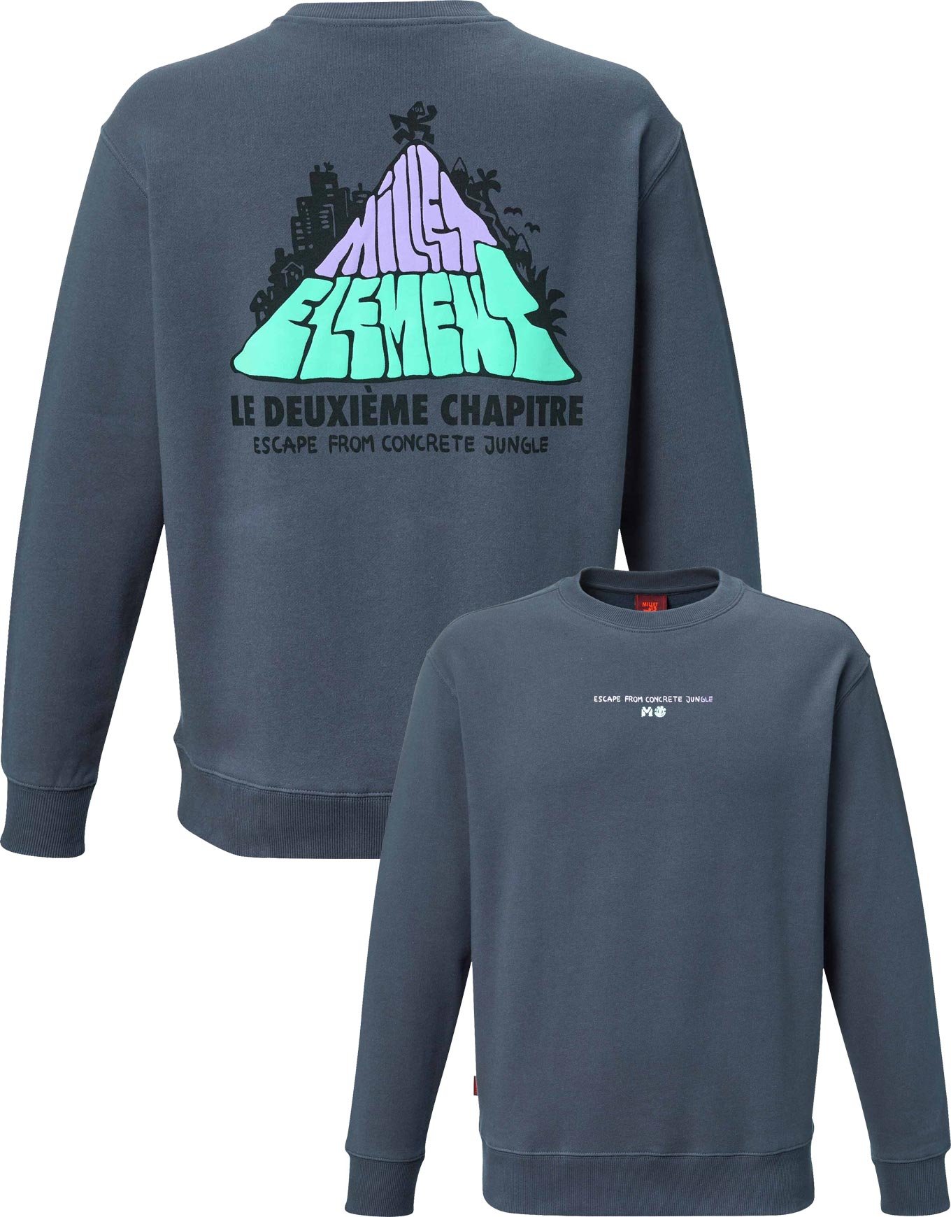 MxE Hit The Top Crew Shadow Blue + Millet