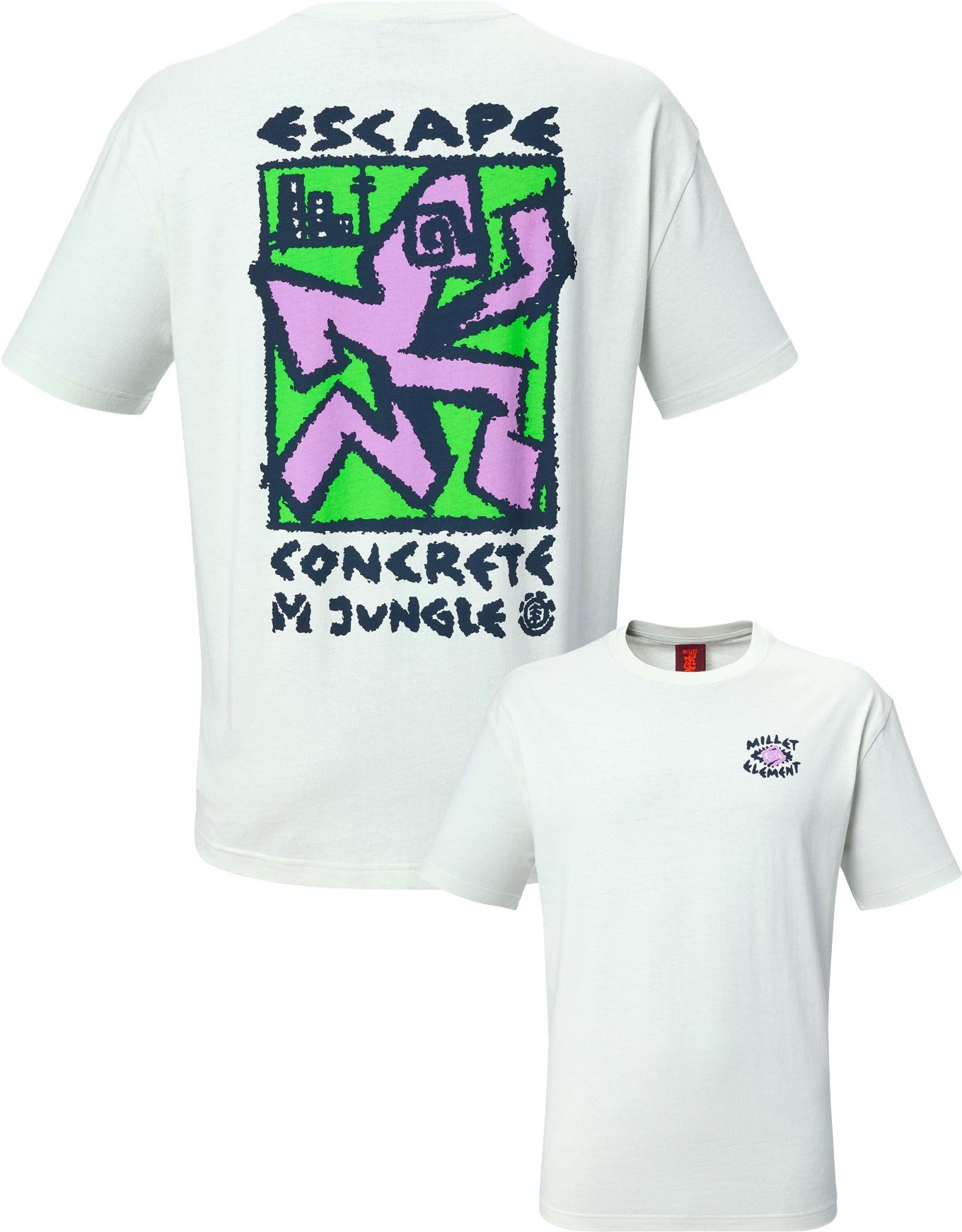 MxE Escape SS Tee Foggy Dew + Millet