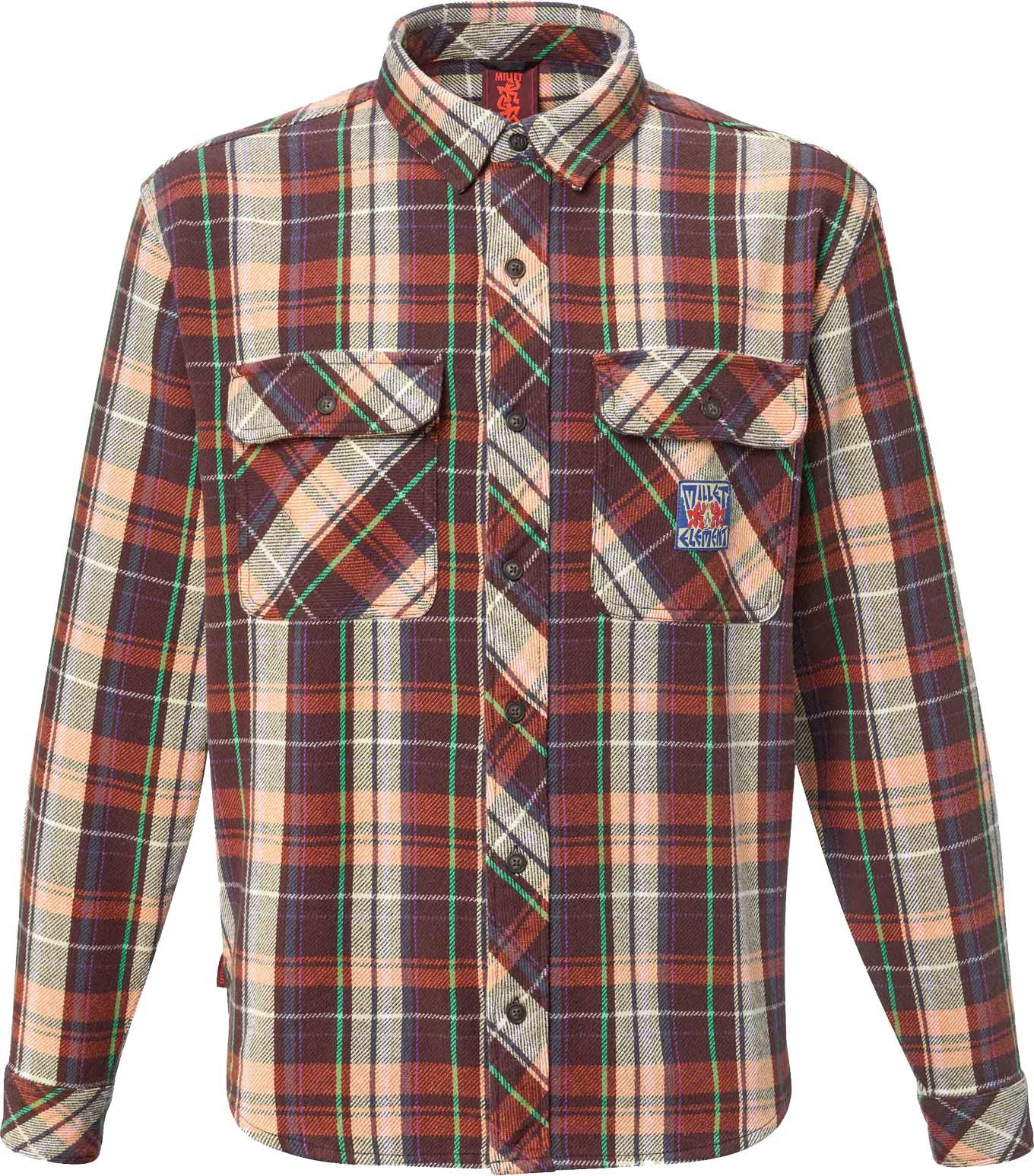 MxE Flanel Shirt Flame Huecoplaid + Millet
