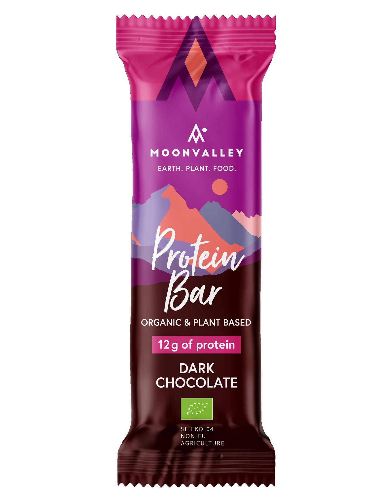 Barre protéinée Bio 60g - Chocolat + Moon Valley